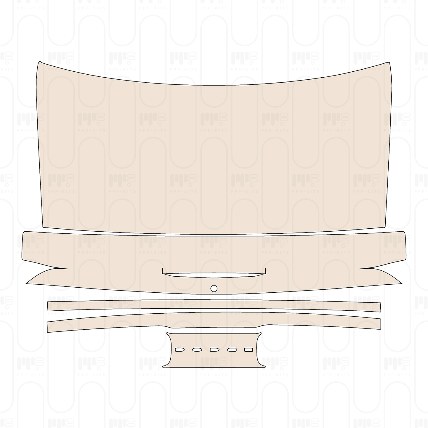 Pre-Cut PPF Dodge Challenger Standard body GT 2022
