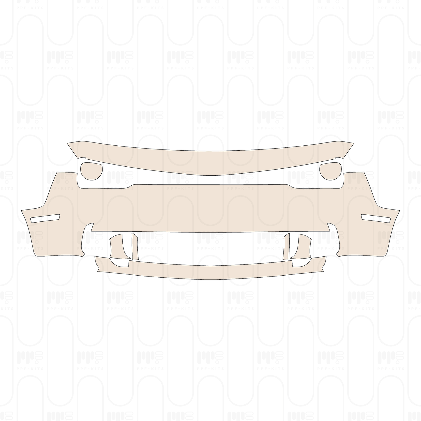 Pre-Cut PPF Dodge Challenger Standard body SRT HELLCAT 2022