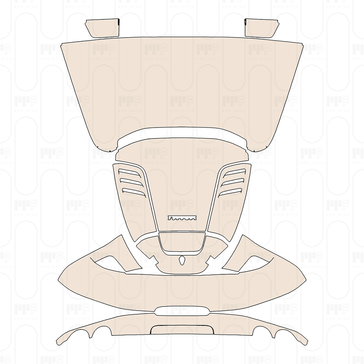 Pre-Cut PPF Ferrari F8 Spider 2022