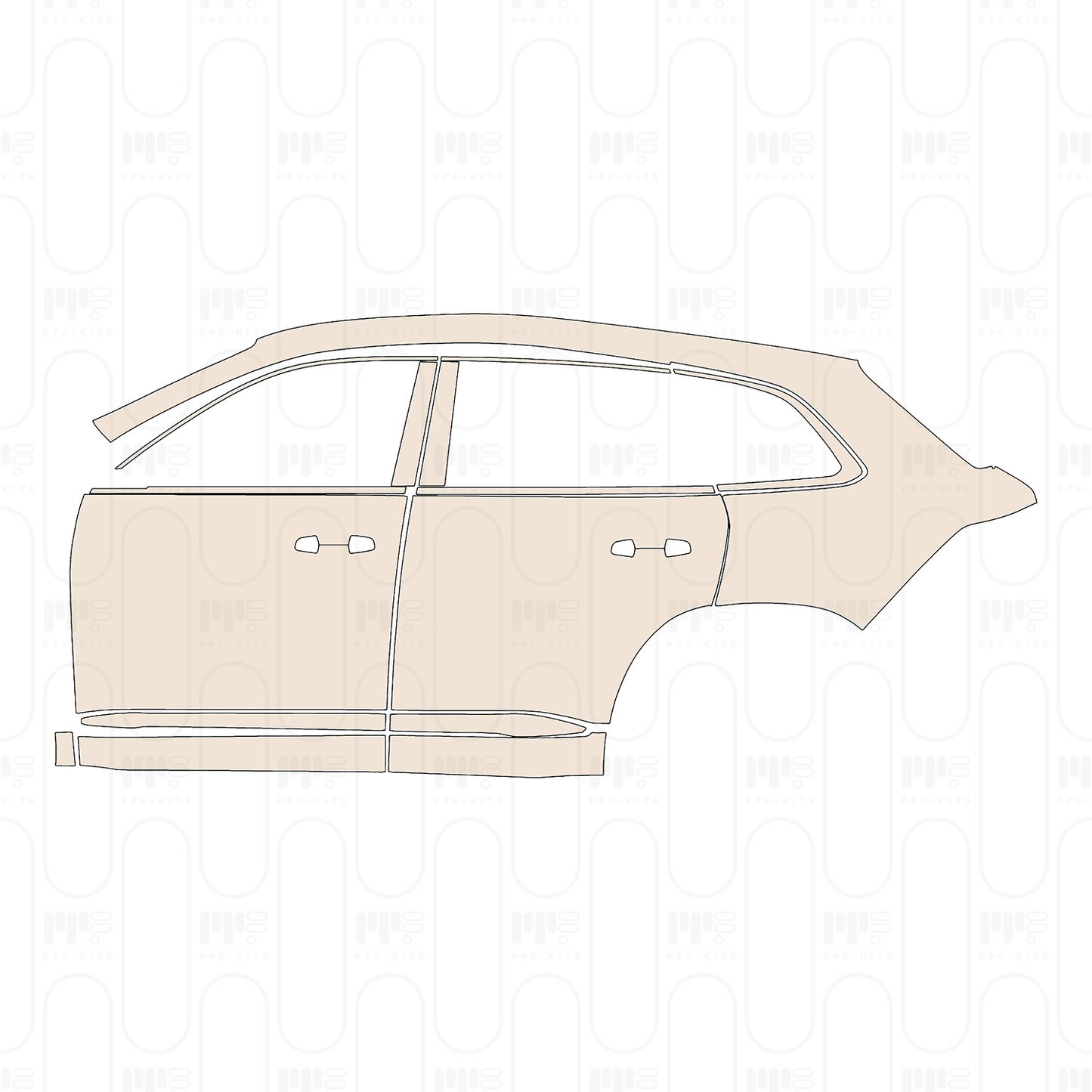Pre-Cut PPF Geely Monjaro 2022