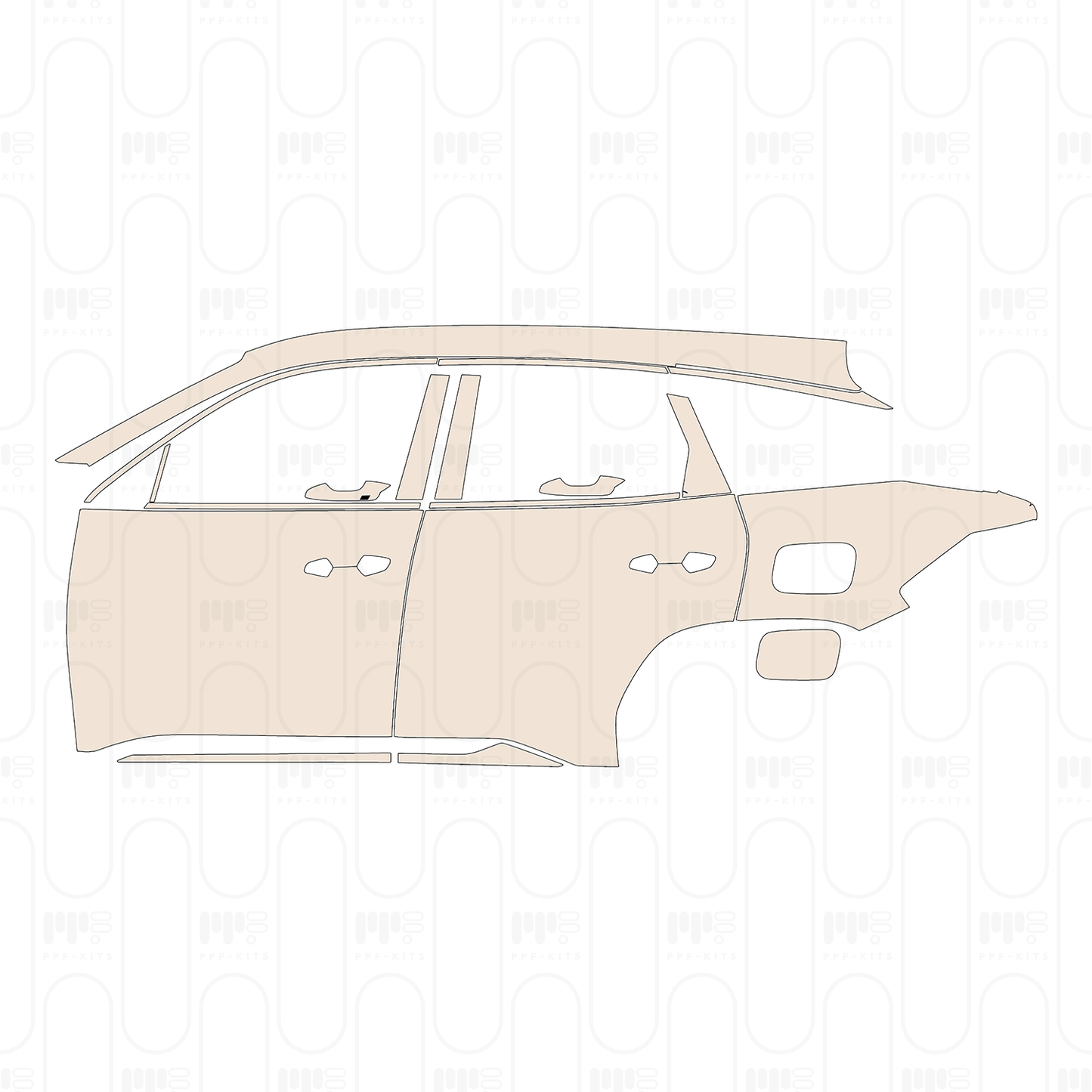 Pre-Cut PPF Geely Galaxy L7 2023