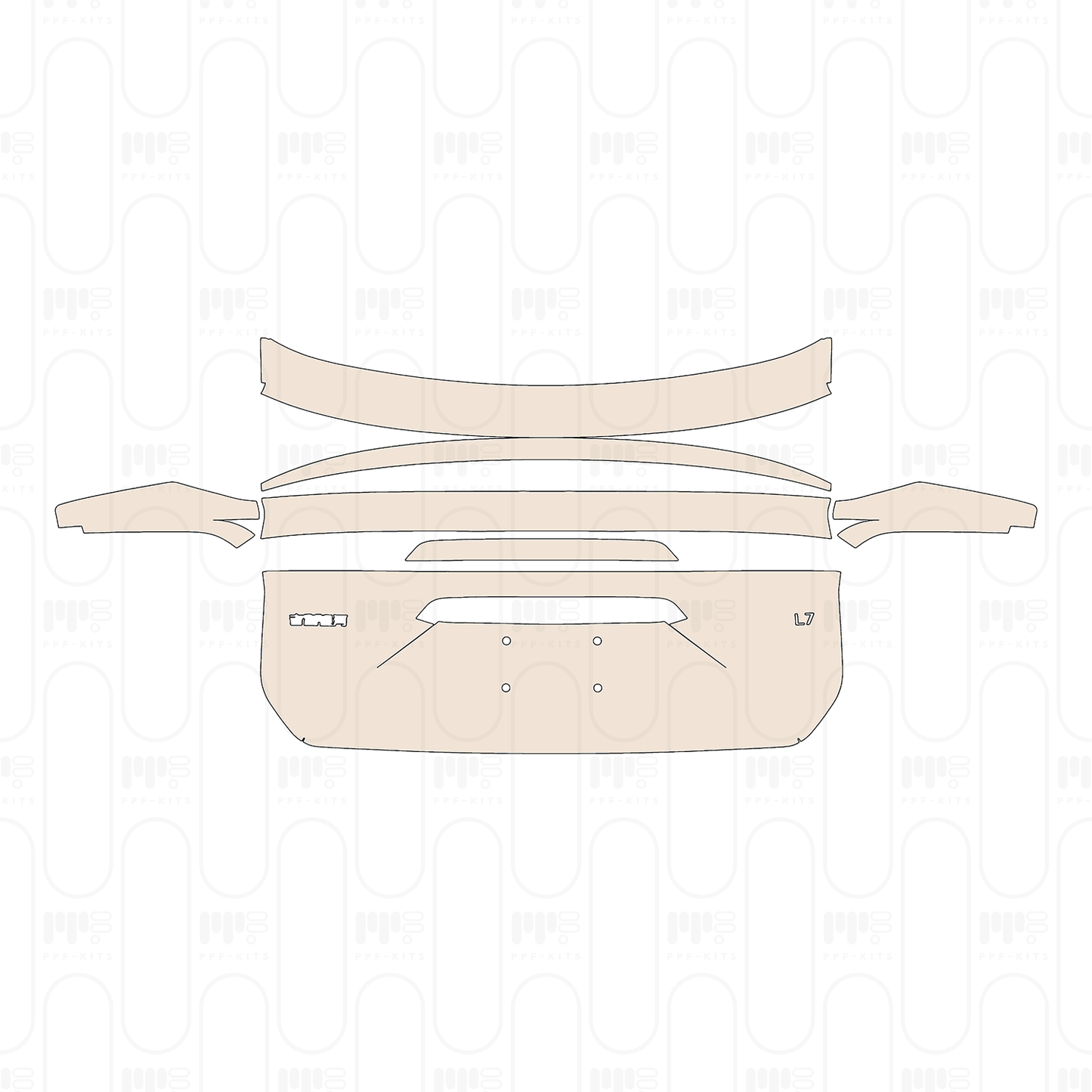 Pre-Cut PPF Geely Galaxy L7 2023