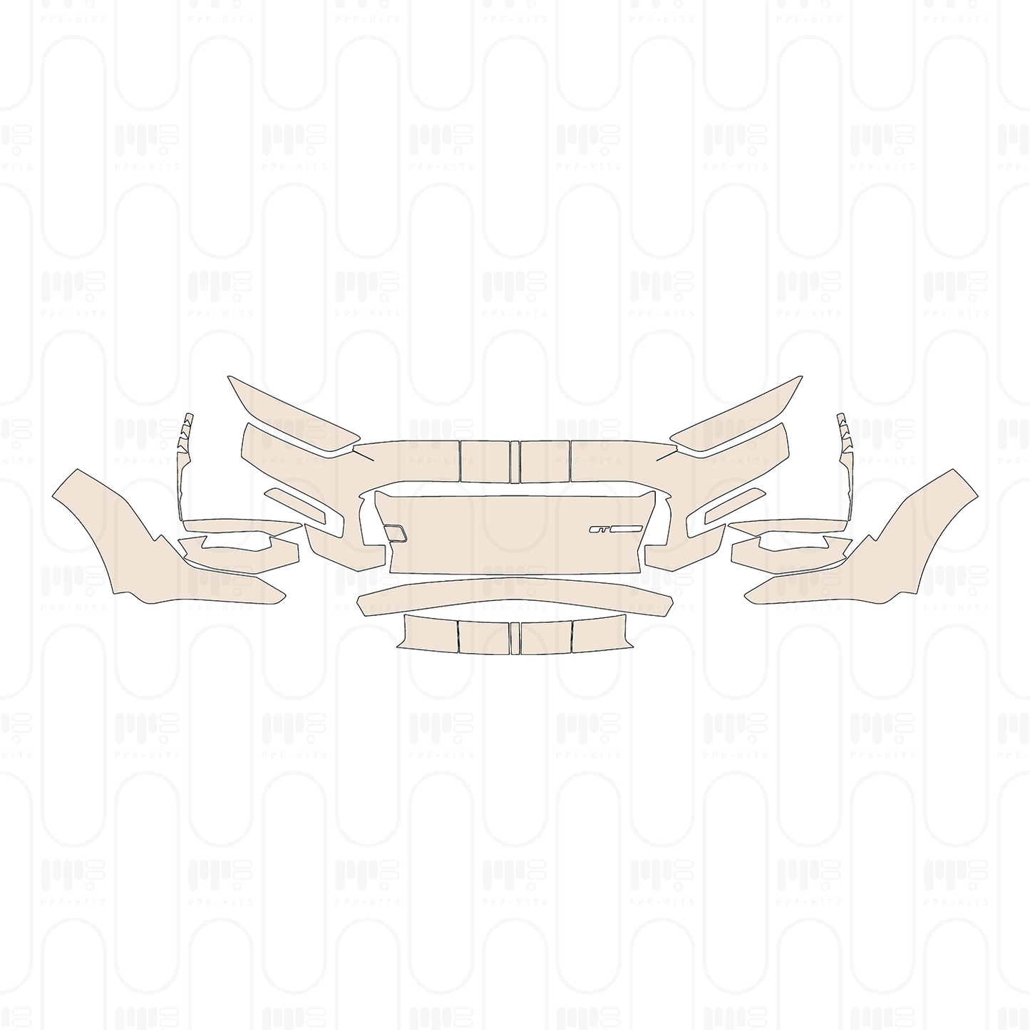 Pre-Cut PPF Ford Mustang Fastback ShelbyGT500 2022