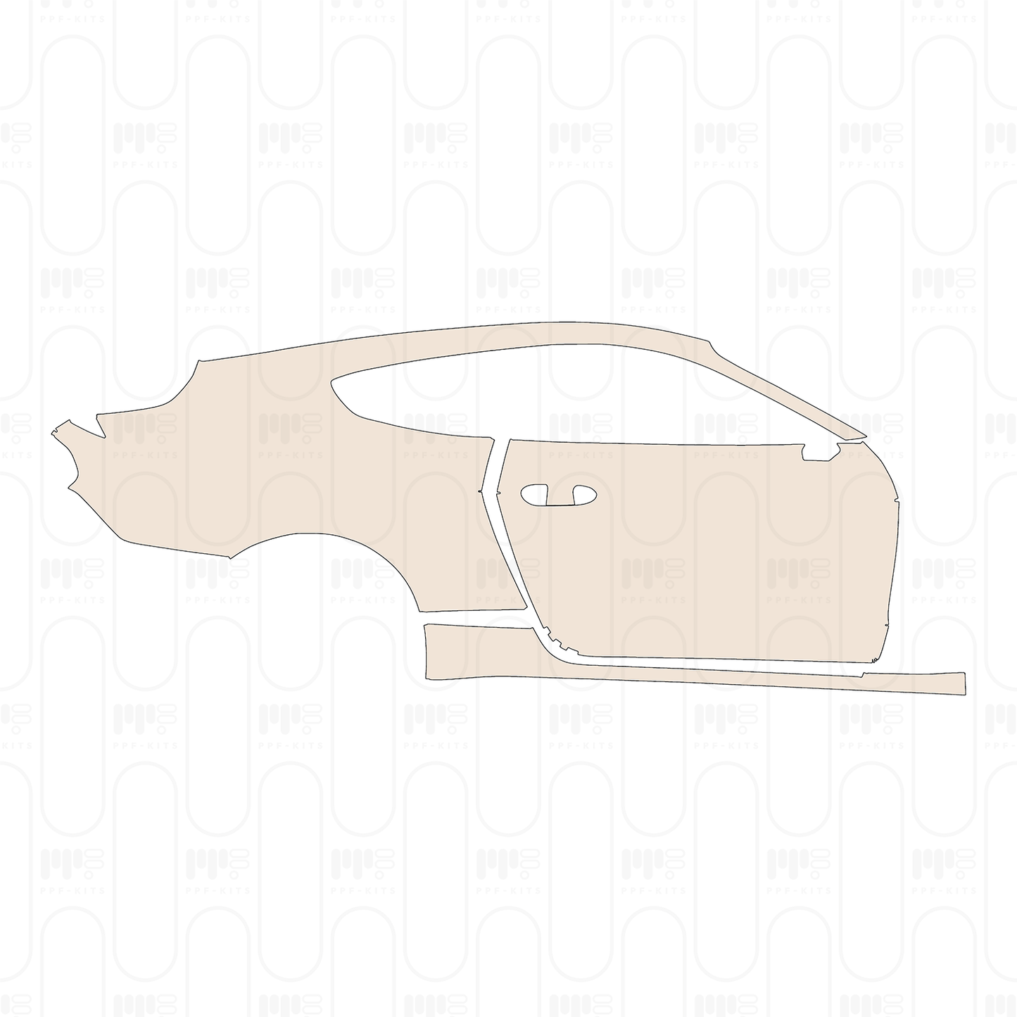 Pre-Cut PPF Ford Mustang Fastback ShelbyGT500 2022