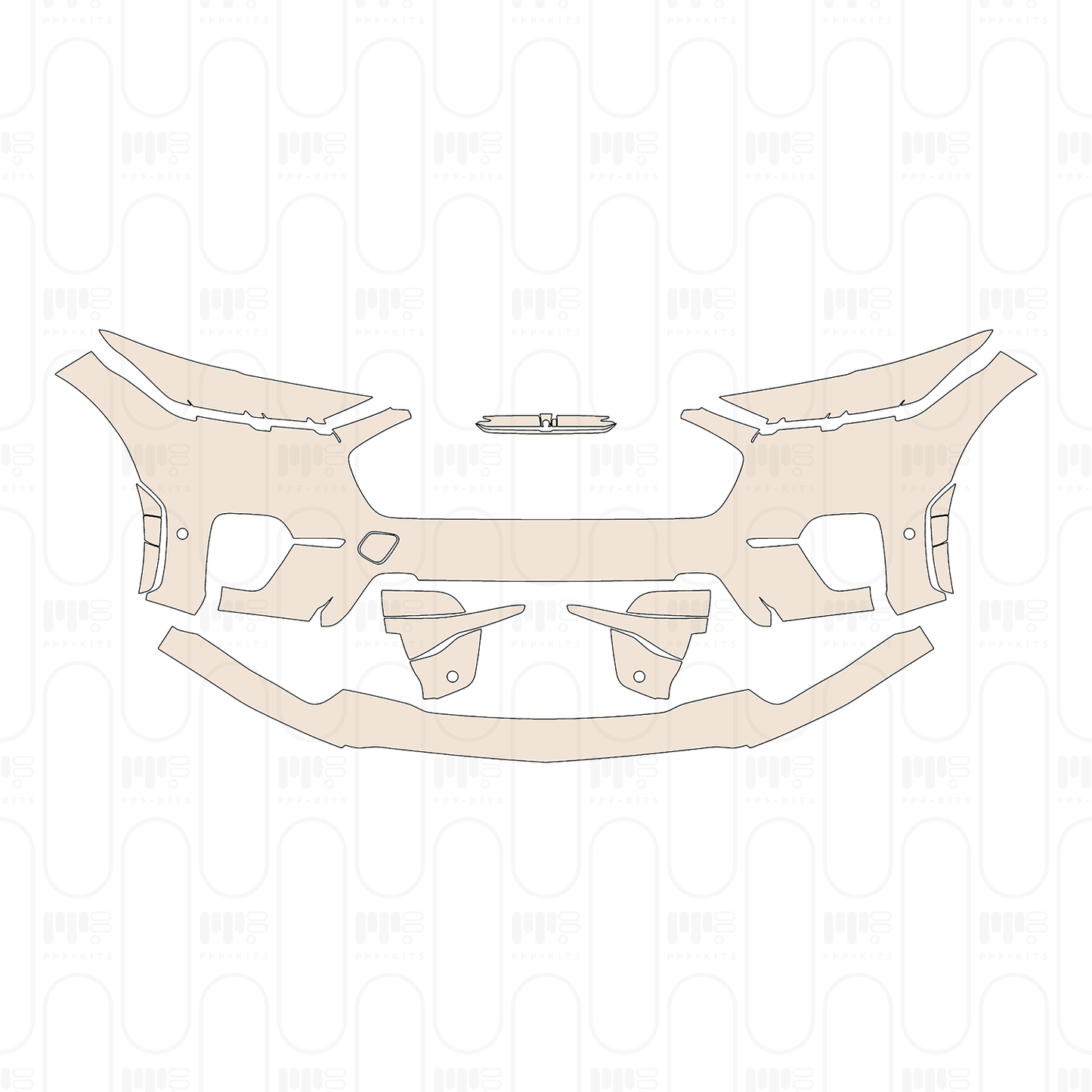 Pre-Cut PPF Ford Mach-E (CN) Base 2022