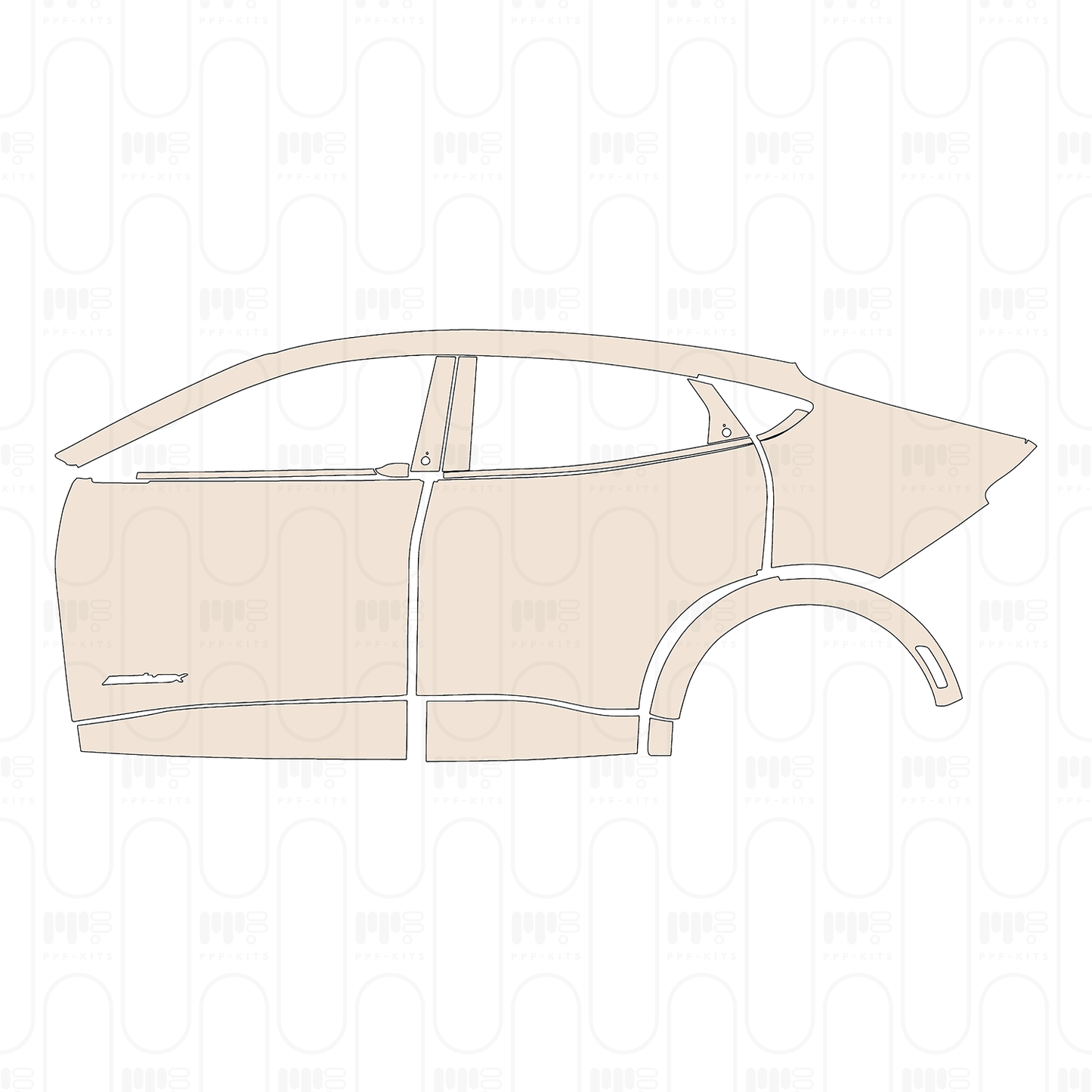 Pre-Cut PPF Ford Mach-E GT 2022