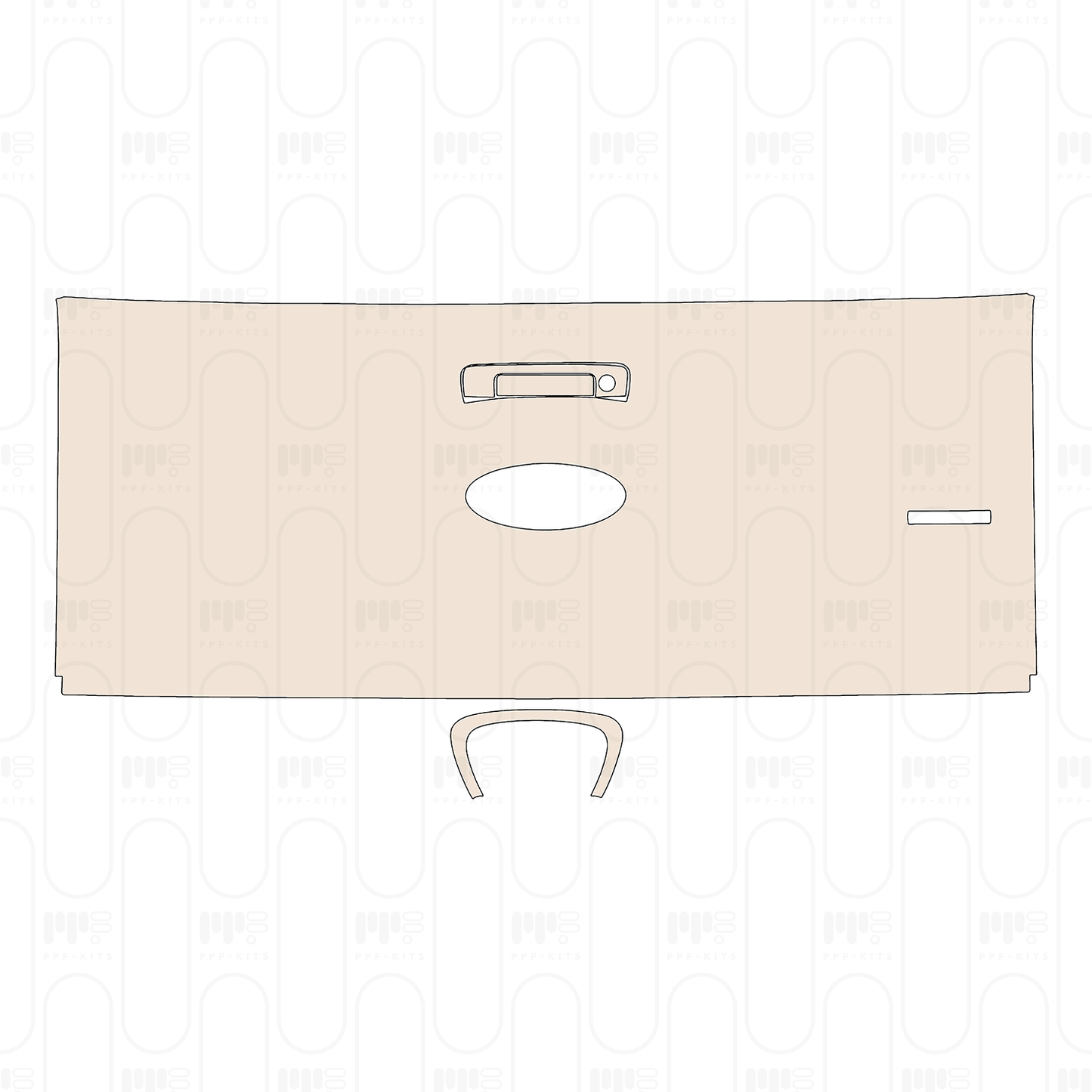 Pre-Cut PPF Ford Ranger (US) LARIAT SUPERCREW 2022