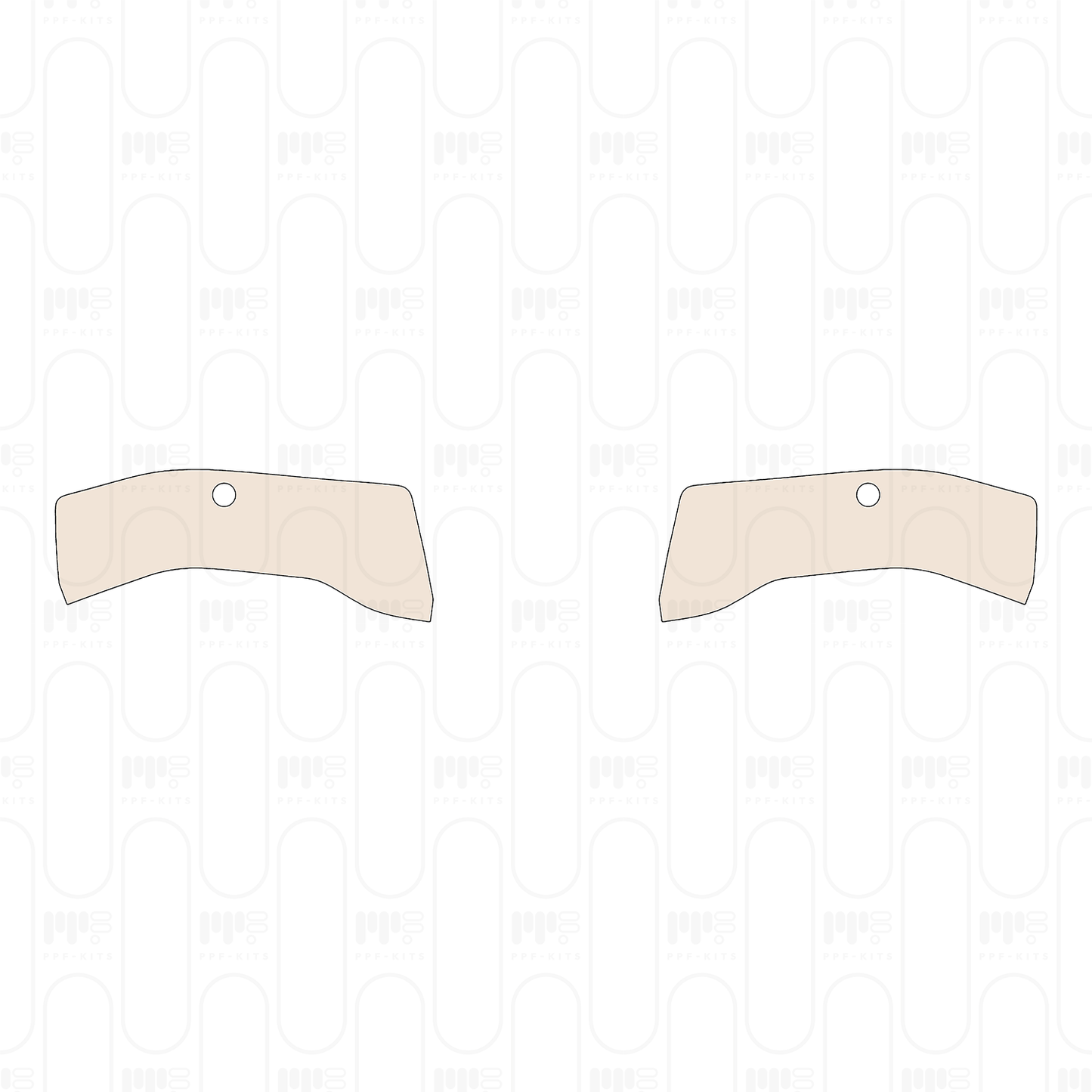 Pre-Cut PPF Ford Ranger (US) LARIAT SUPERCREW 2022