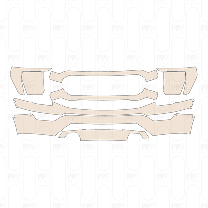 Pre-Cut PPF Ford F-150 SuperCrew XLT 2022