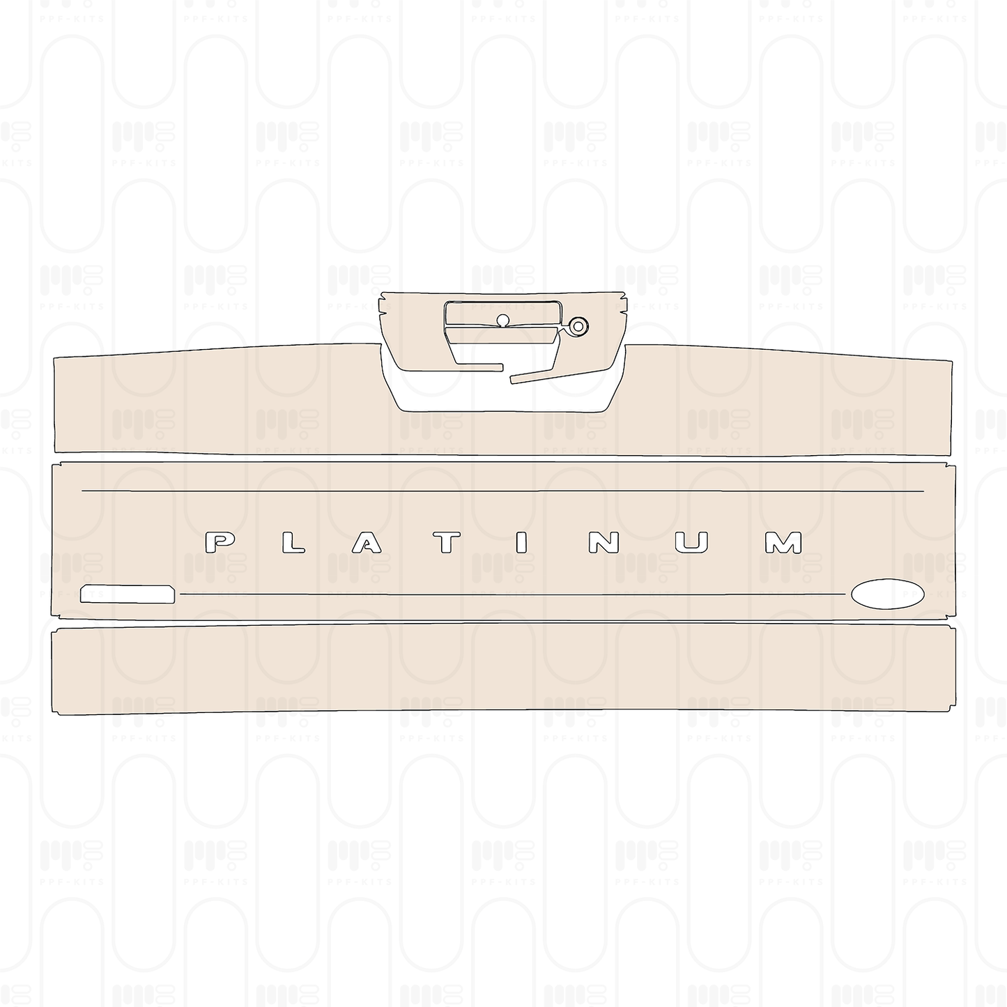 Pre-Cut PPF Ford F-150 SuperCrew Platinum 2022