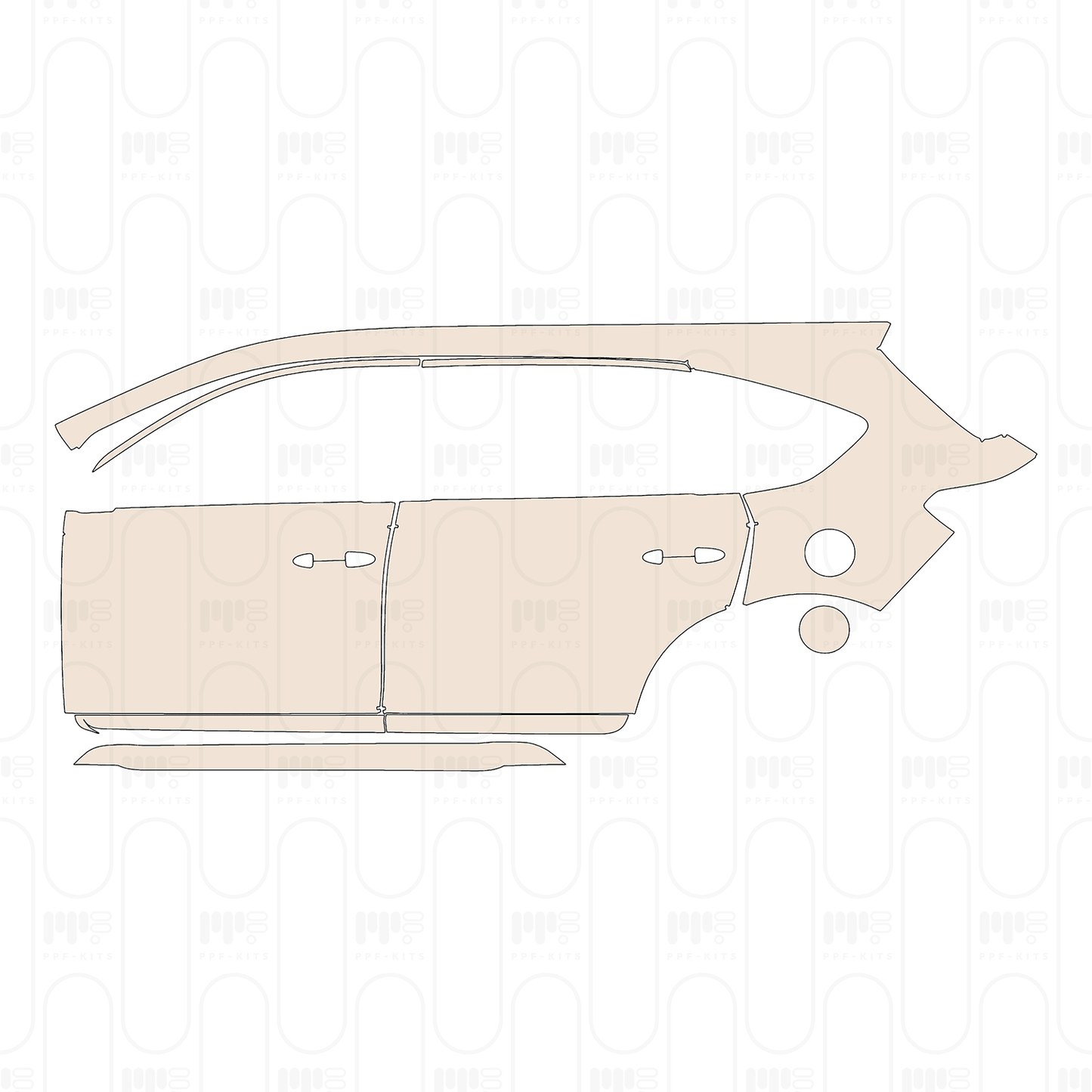 Pre-Cut PPF Honda BR-V (TH) 2022