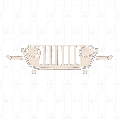 Pre-Cut PPF JEEP Wrangler 2 Door Rubicon 2022