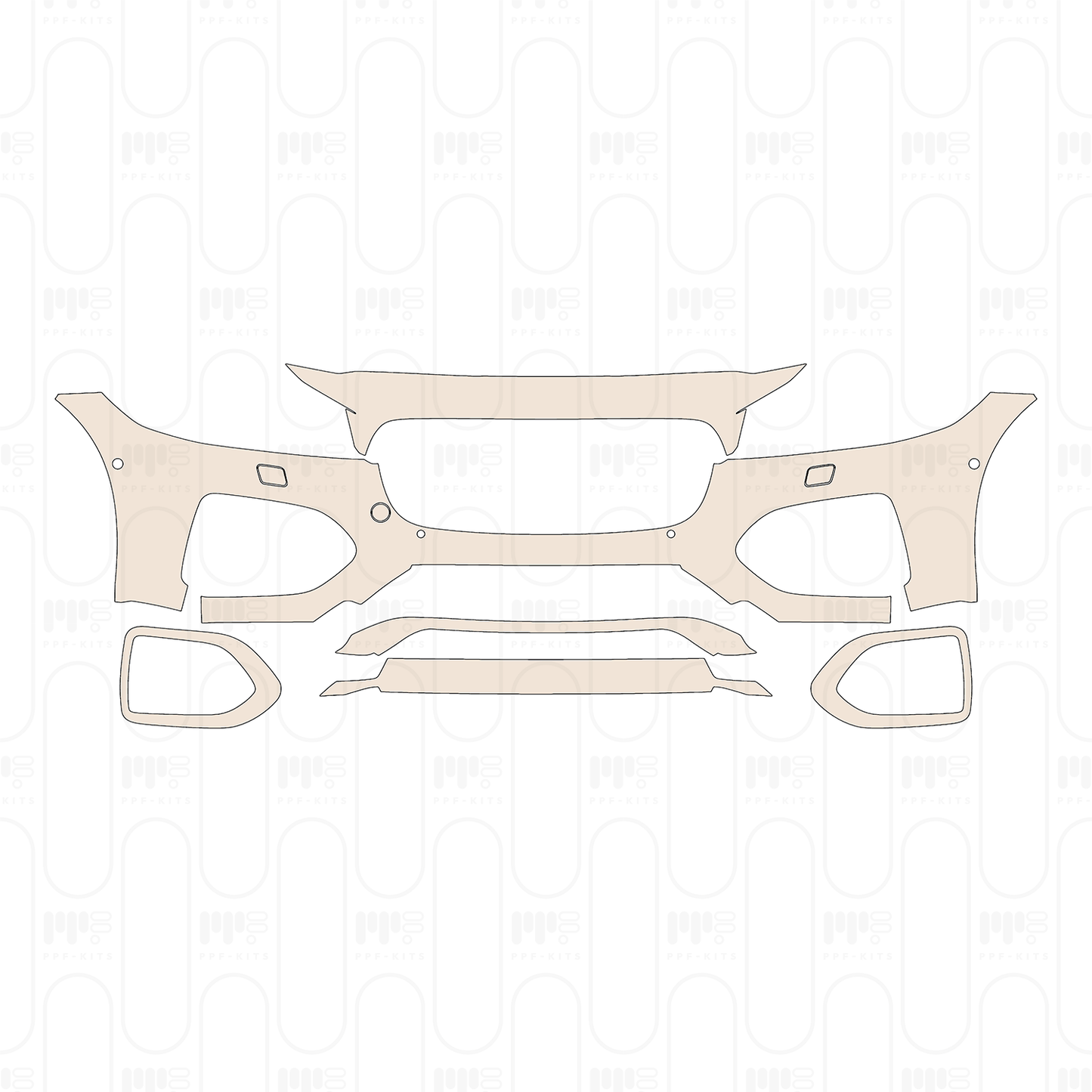 Pre-Cut PPF Jaguar XF R-Dynamic HSE 2023