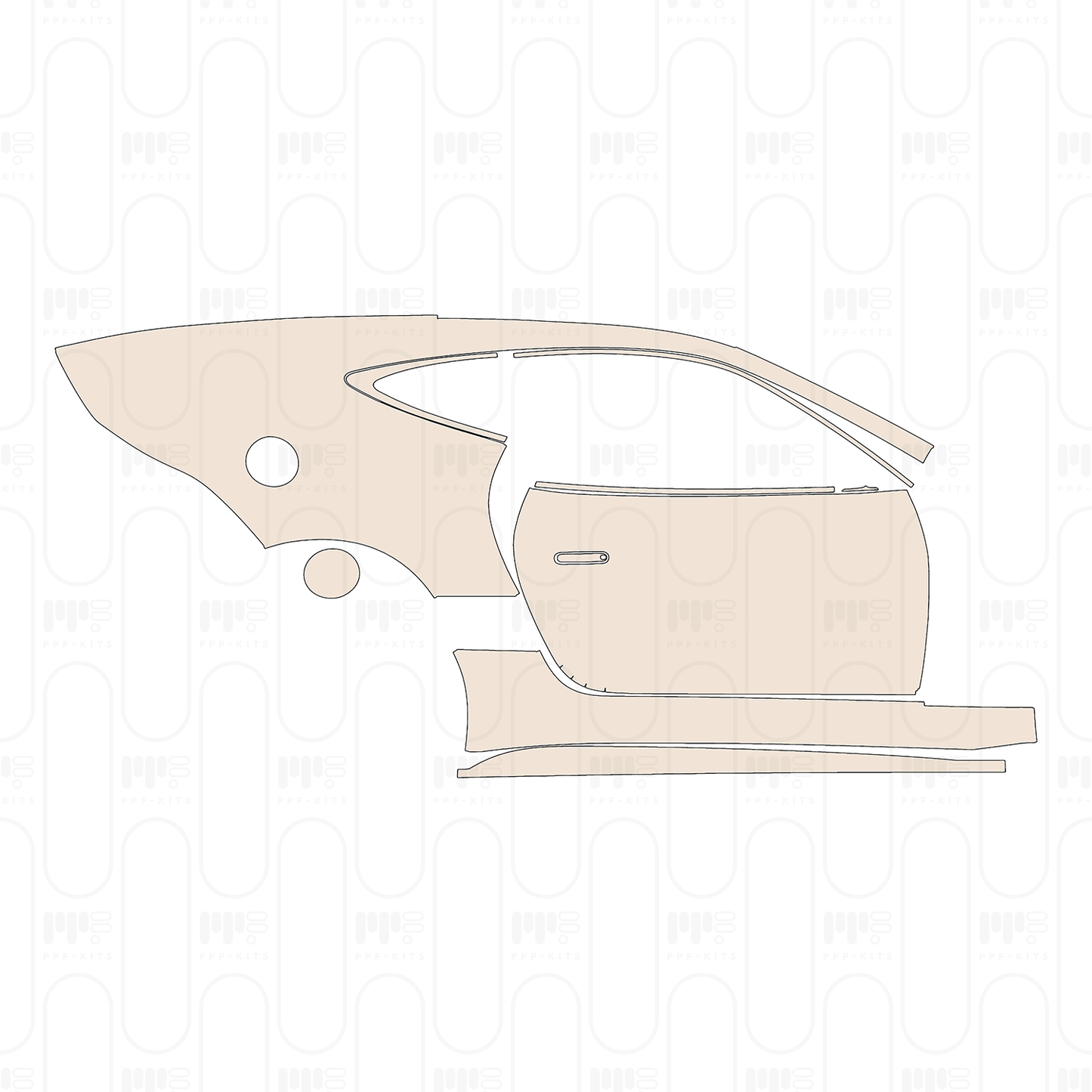 Pre-Cut PPF Jaguar F-Type R Coupe 2023