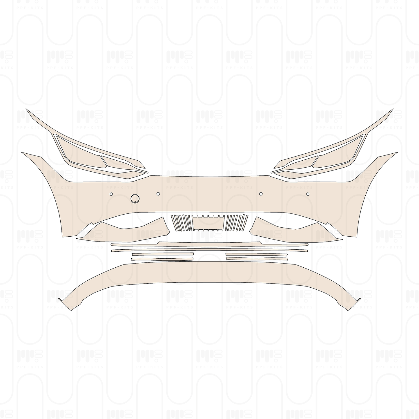 Pre-Cut PPF KIA EV6 (US) Air 2022