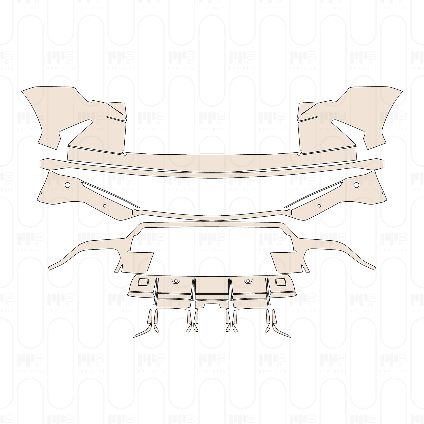 Pre-Cut PPF Lamborghini Urus Base 2021