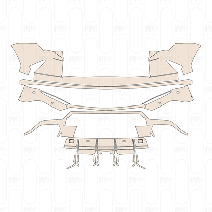 Pre-Cut PPF Lamborghini Urus Base 2021