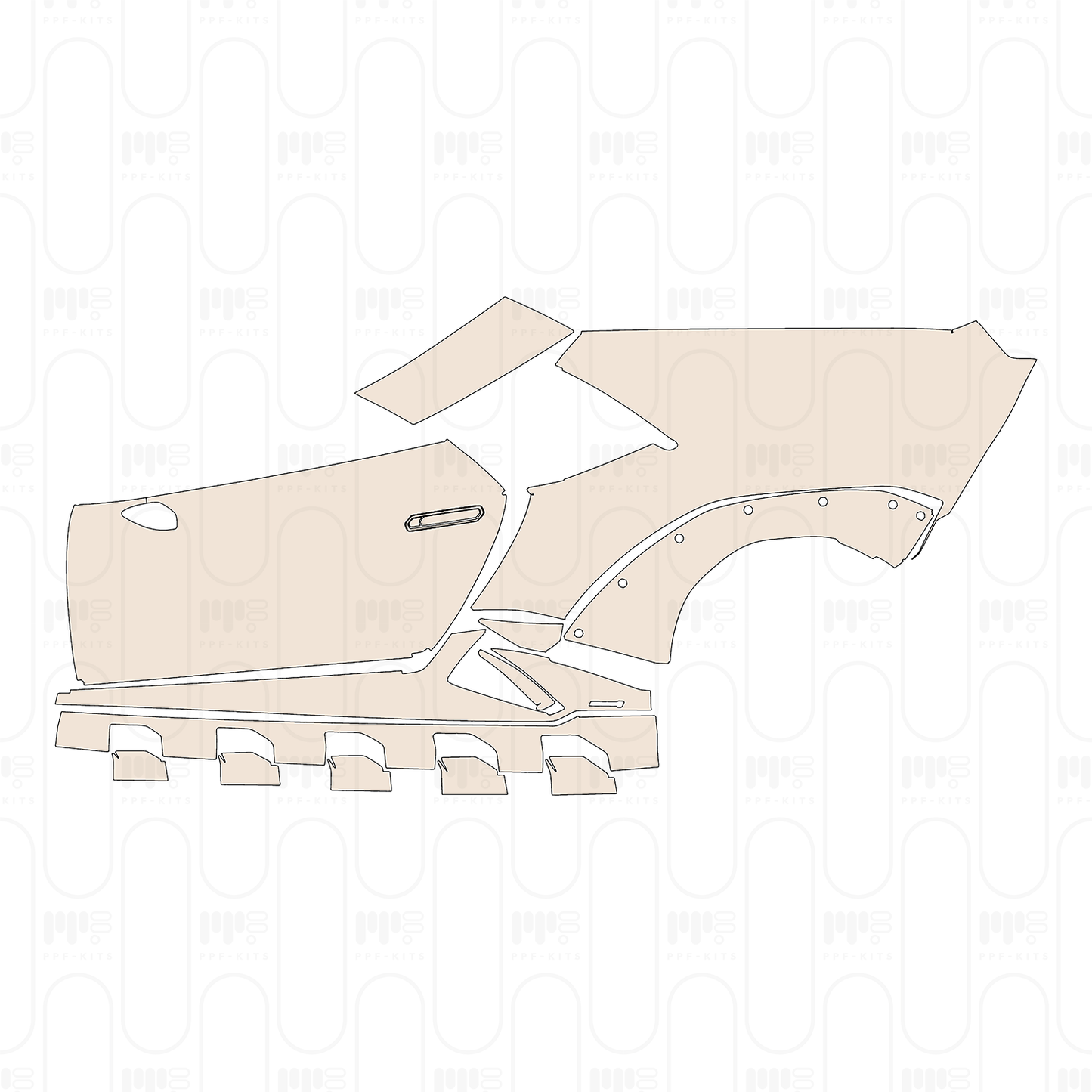 Pre-Cut PPF Lamborghini Huracan Sterrato 2023