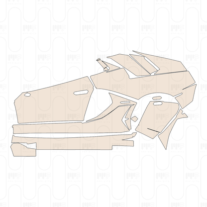 Pre-Cut PPF Lamborghini Aventador LP 780-4 Ultimae Roadster 2022