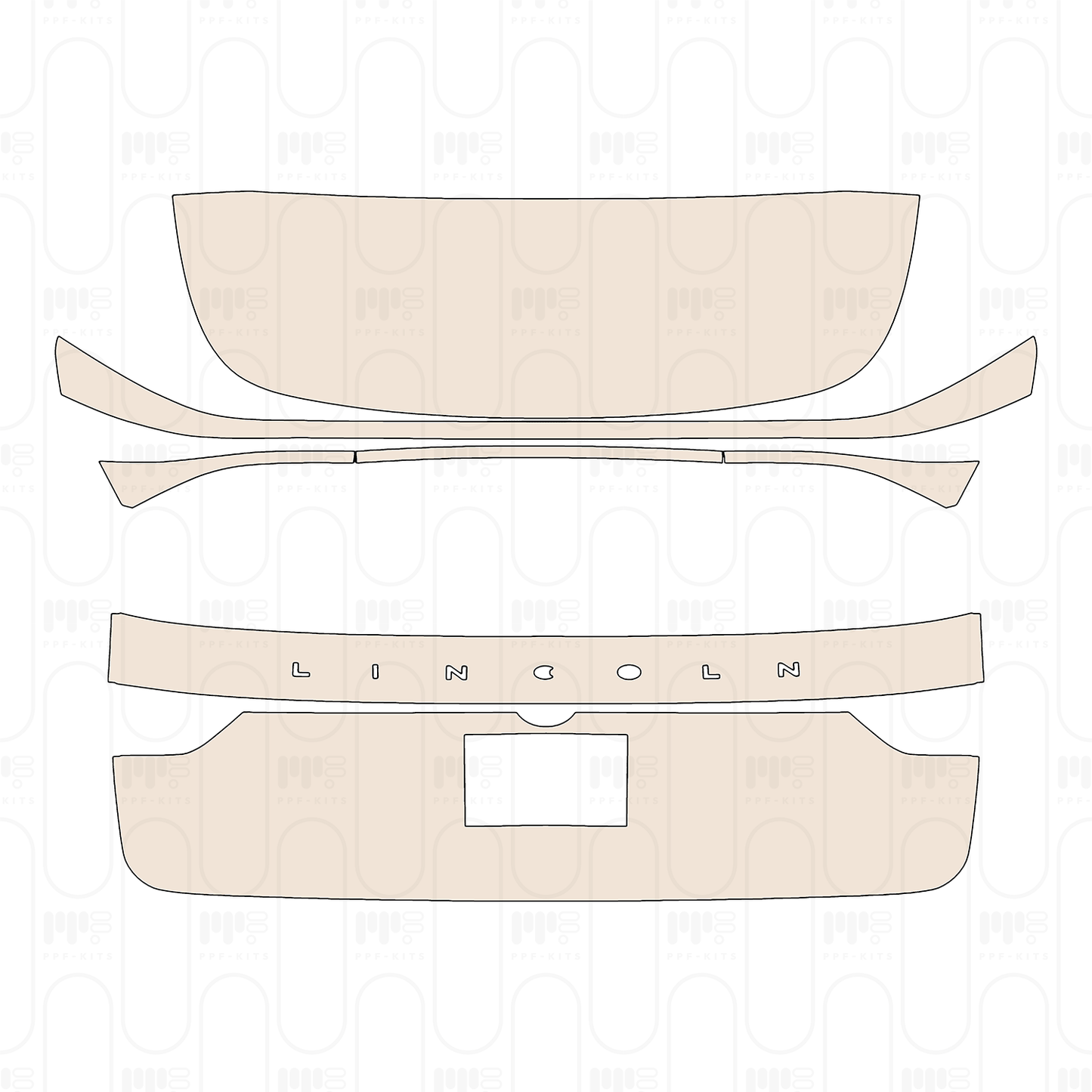 Pre-Cut PPF Lincoln Aviator 2023
