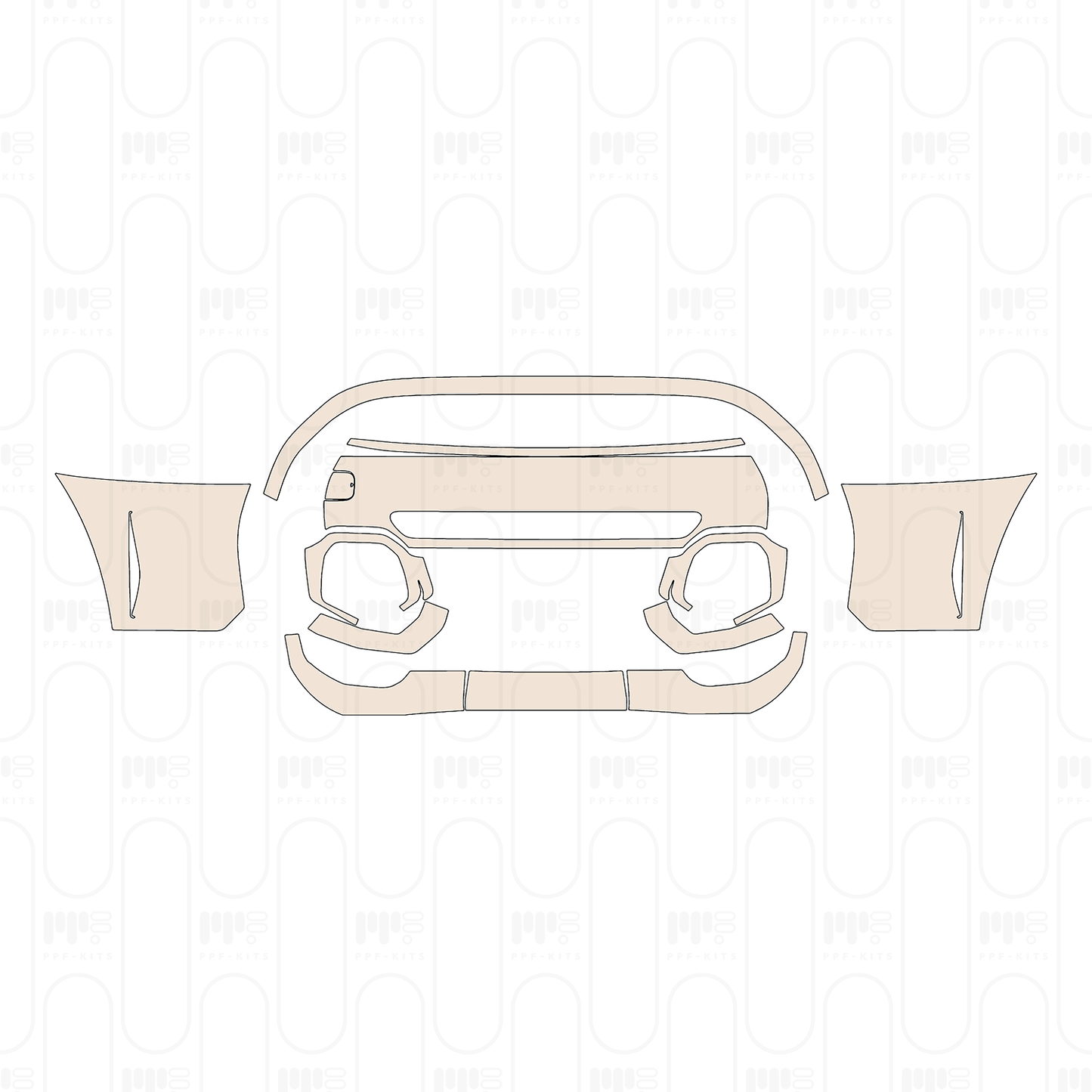 Pre-Cut PPF MINI Hardtop 4 Door Cooper S Base 2022