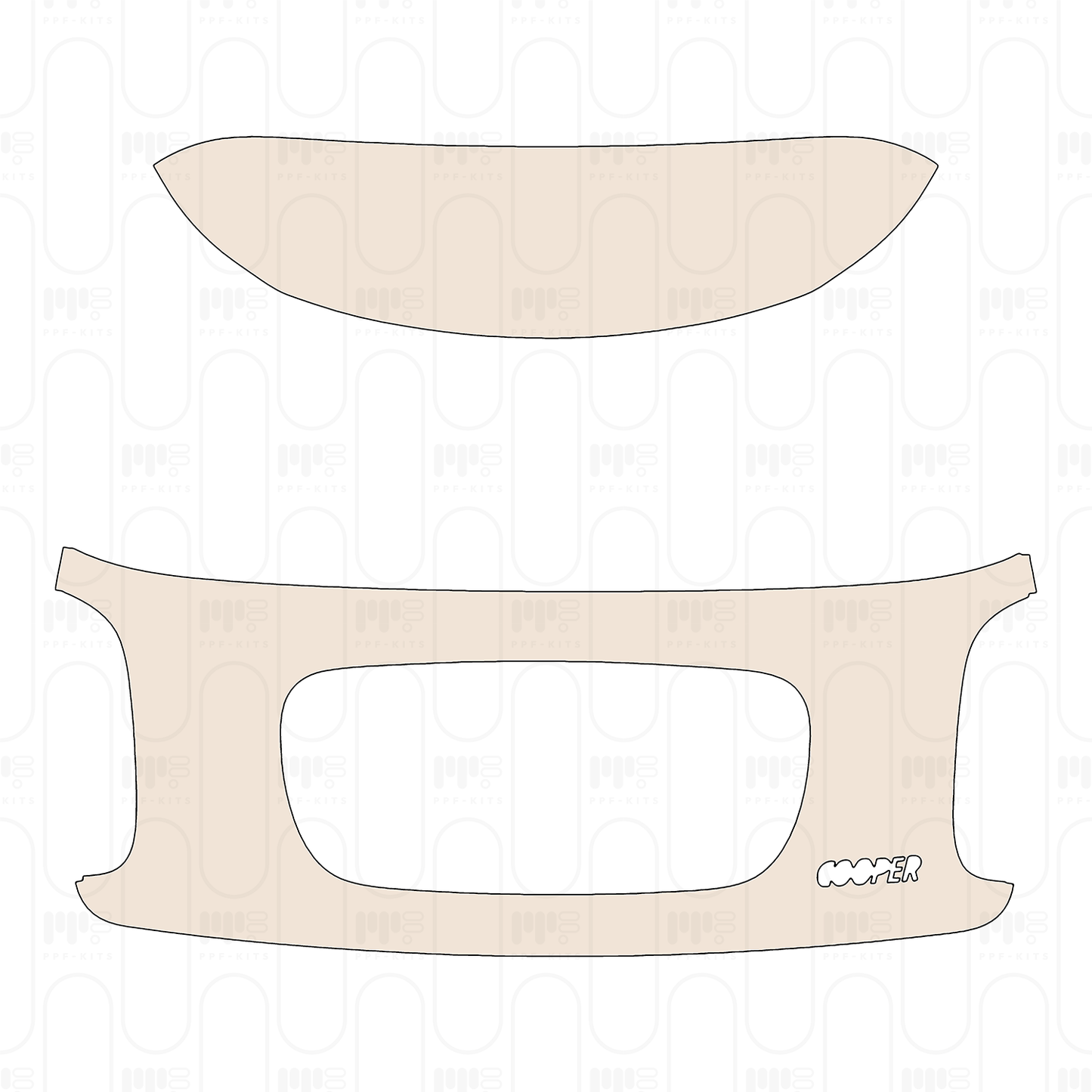 Pre-Cut PPF MINI Hardtop 4 Door Cooper Base 2022