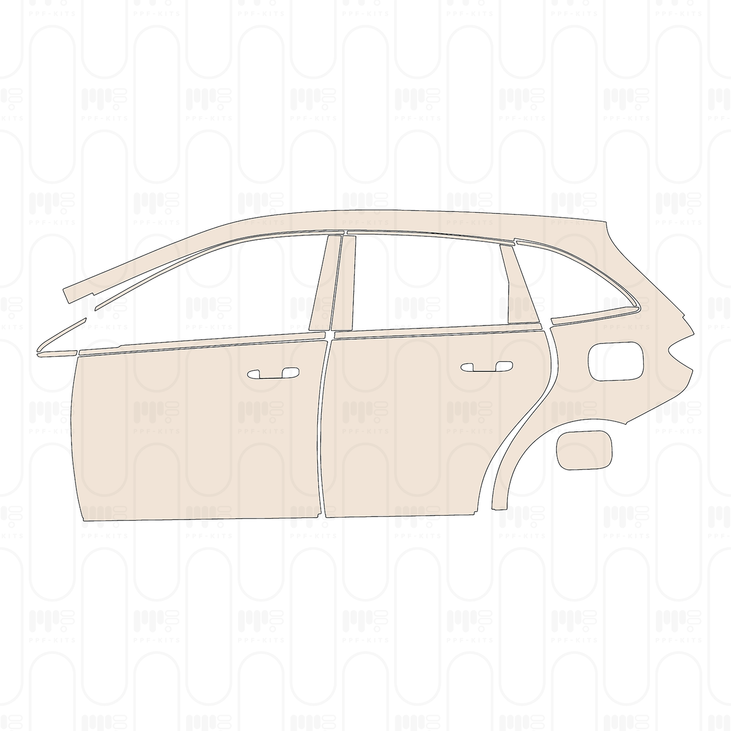Pre-Cut PPF Mercedes-Benz B Class Sport 2022