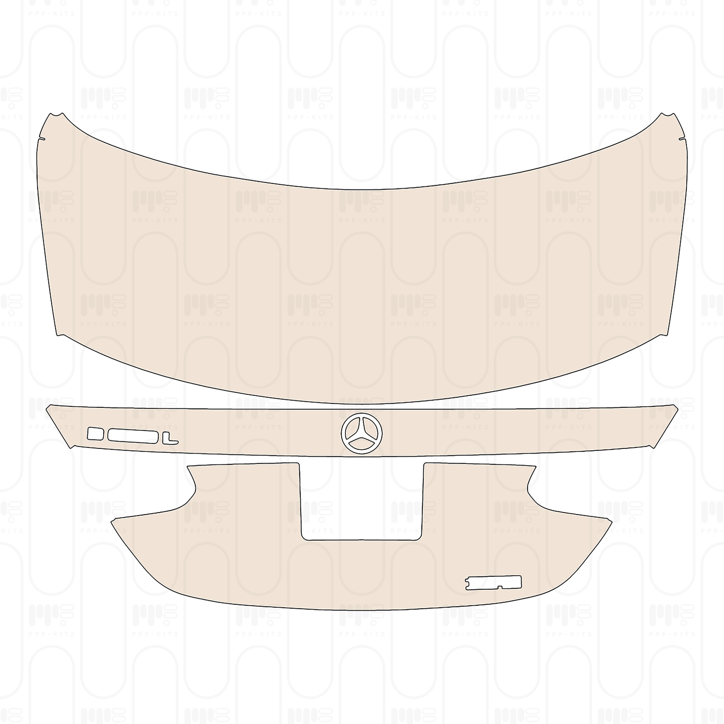 Pre-Cut PPF Mercedes-Benz E Class Sedan AMG-Line Extended Wheelbase 2022