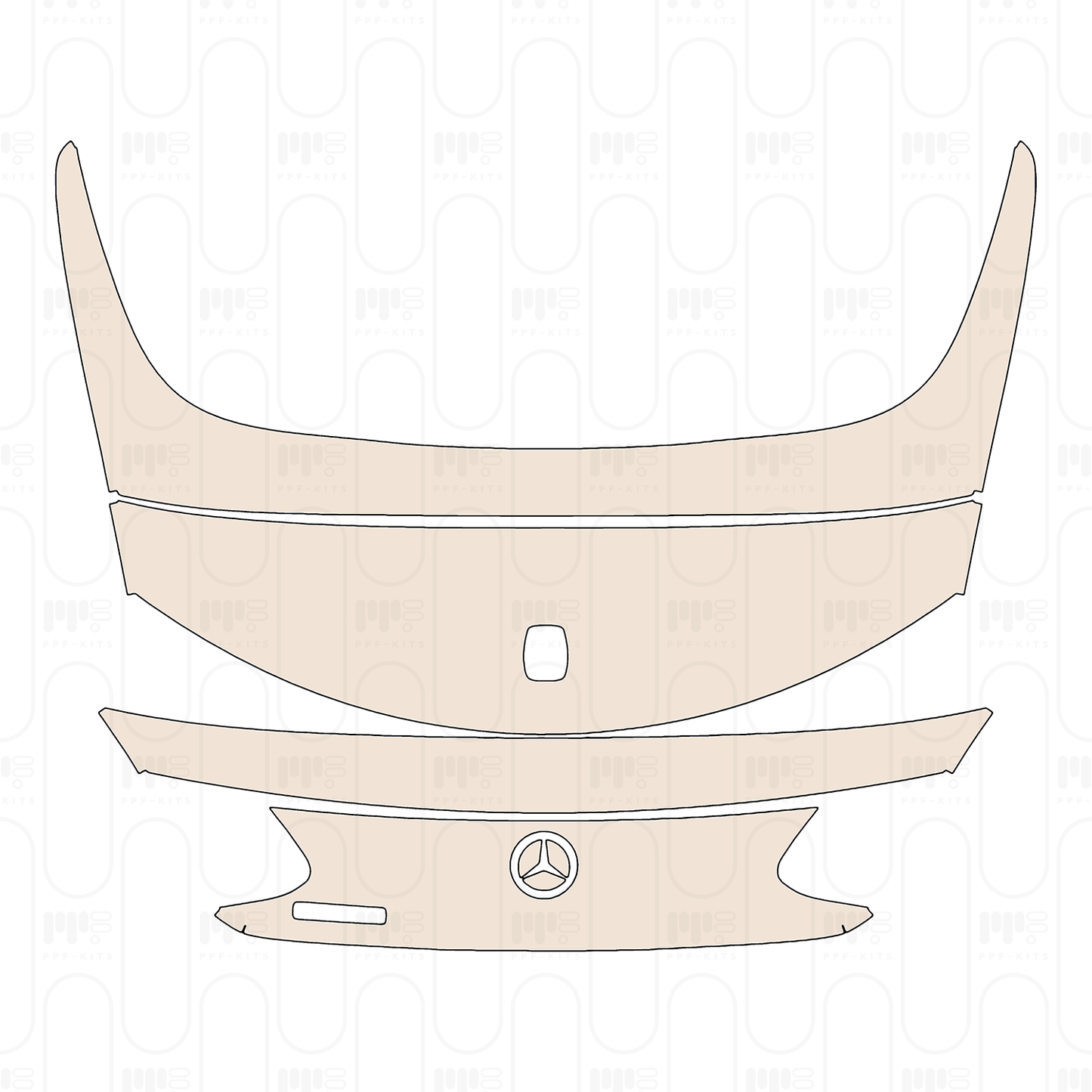 Pre-Cut PPF Mercedes-Benz C Class Cabriolet AMG-Line 2022