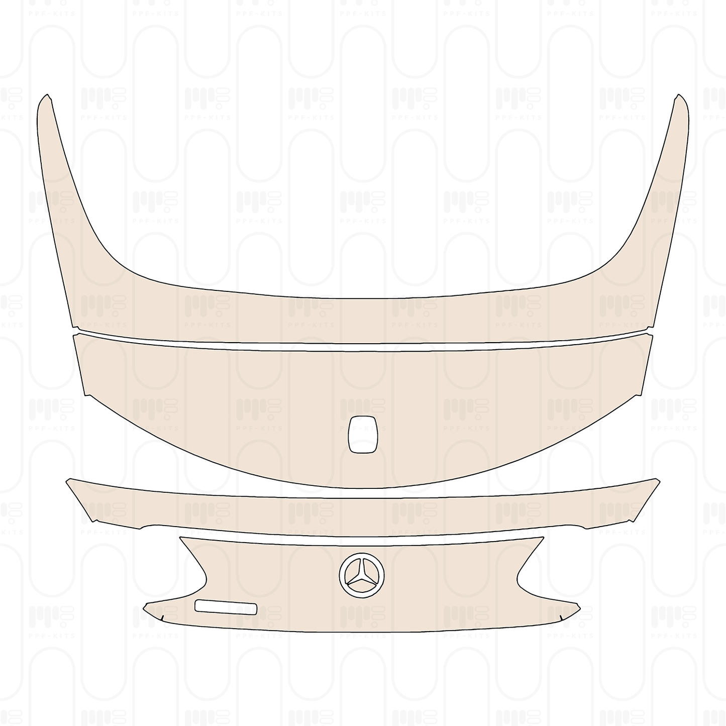Pre-Cut PPF Mercedes-Benz C Class Cabriolet AMG-Line 2022