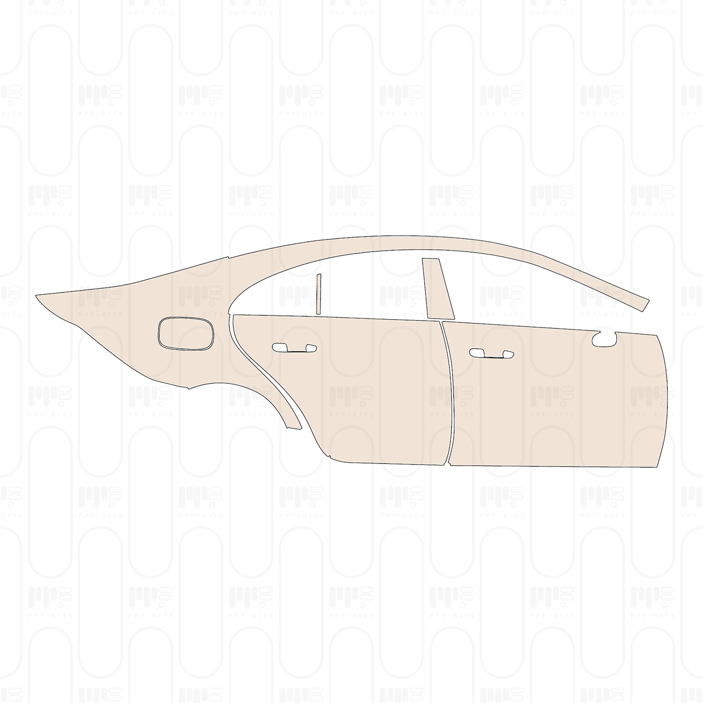 Pre-Cut PPF Mercedes-Benz CLS Sedan Base 2022