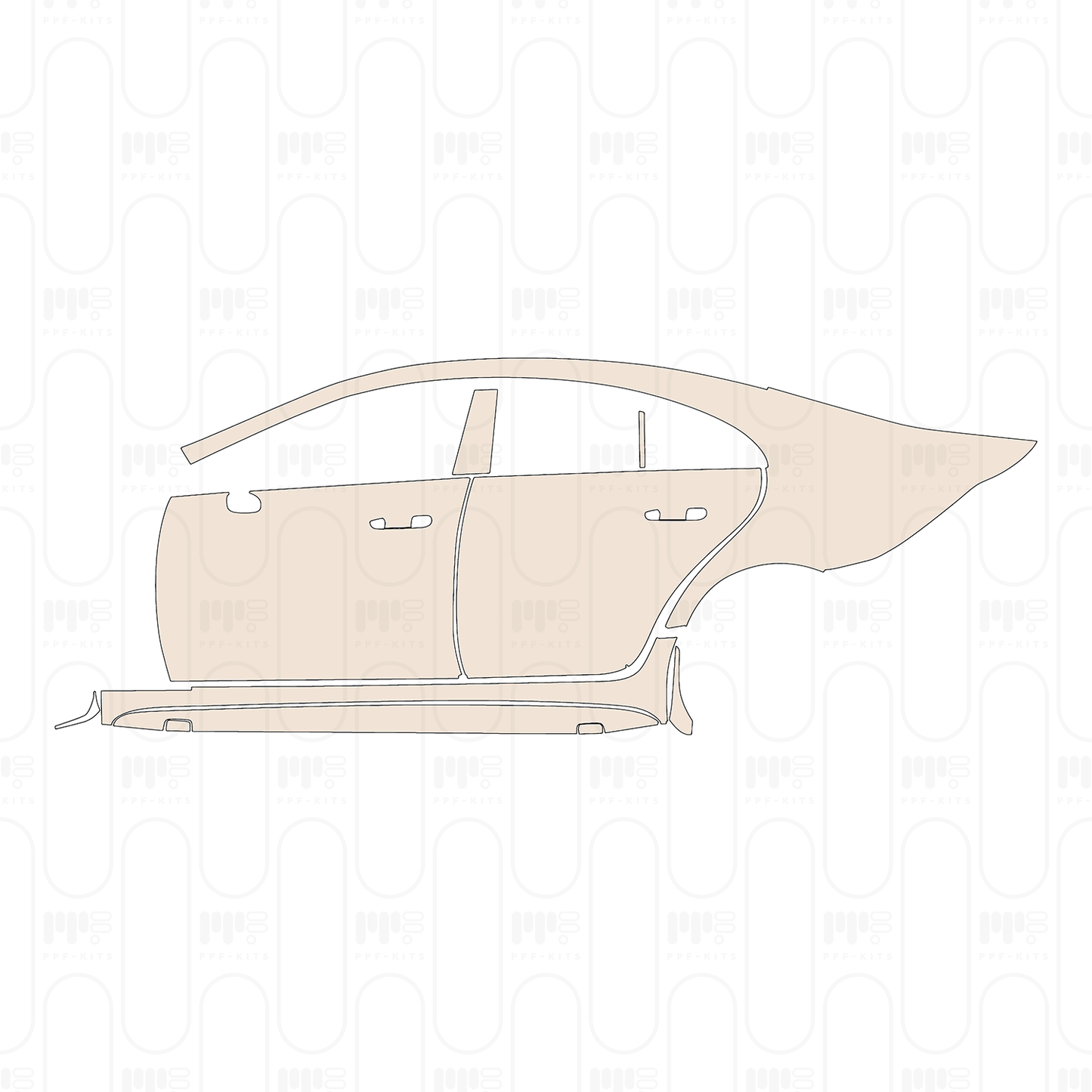 Pre-Cut PPF Mercedes-Benz CLS Sedan AMG 53 2022