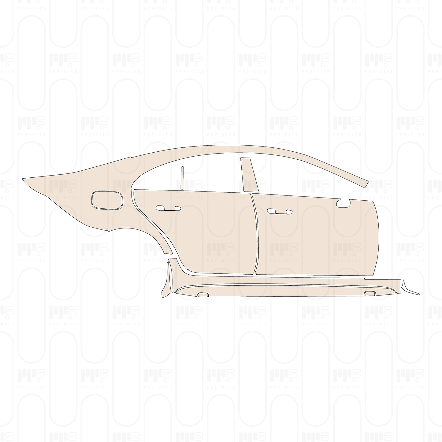 Pre-Cut PPF Mercedes-Benz CLS Sedan AMG 53 2022