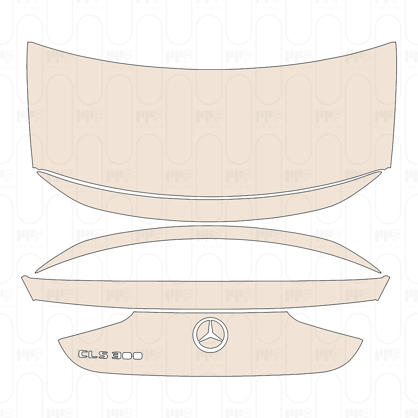 Pre-Cut PPF Mercedes-Benz CLS Sedan AMG-Line 2022