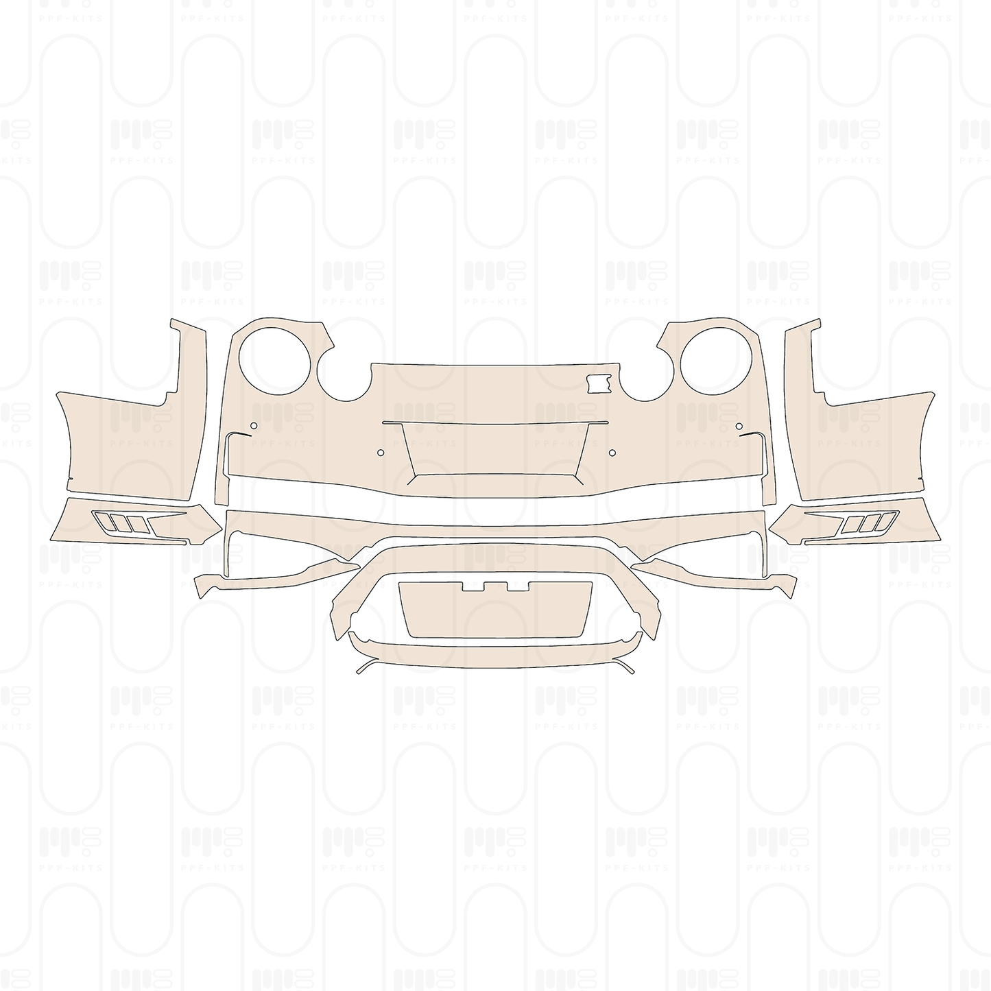 Pre-Cut PPF Nissan GT-R Base 2022