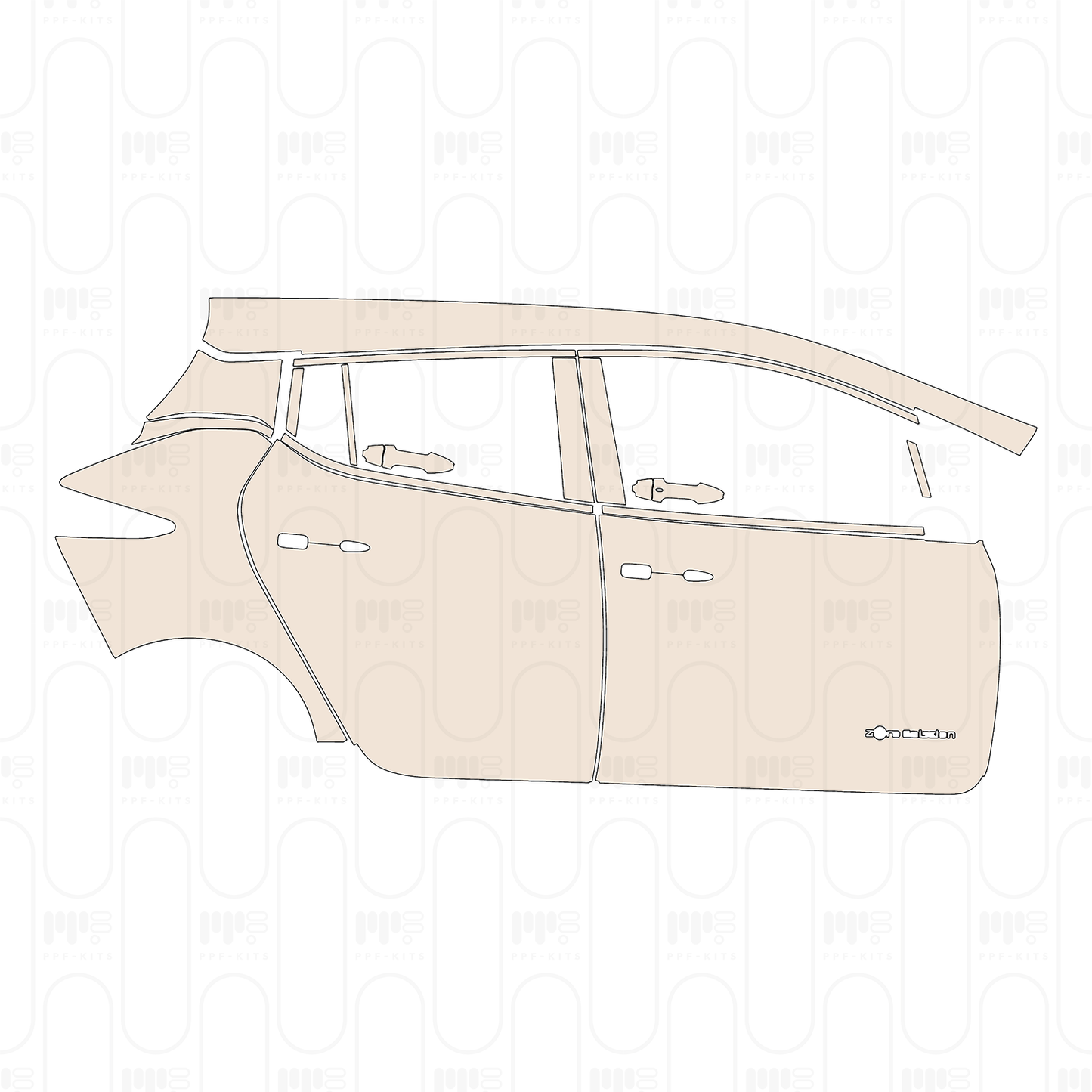 Pre-Cut PPF Nissan Leaf (US) S 2023