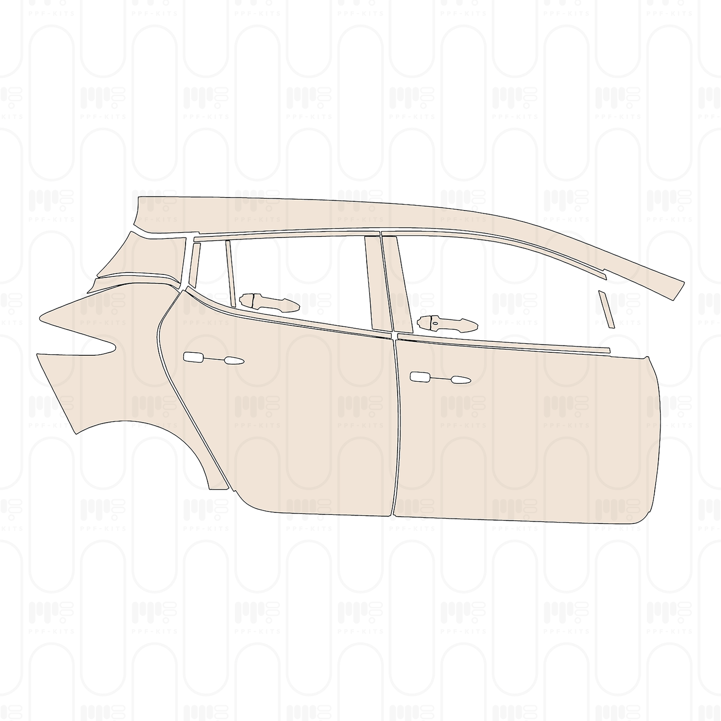 Pre-Cut PPF Nissan Leaf (US) S 2023