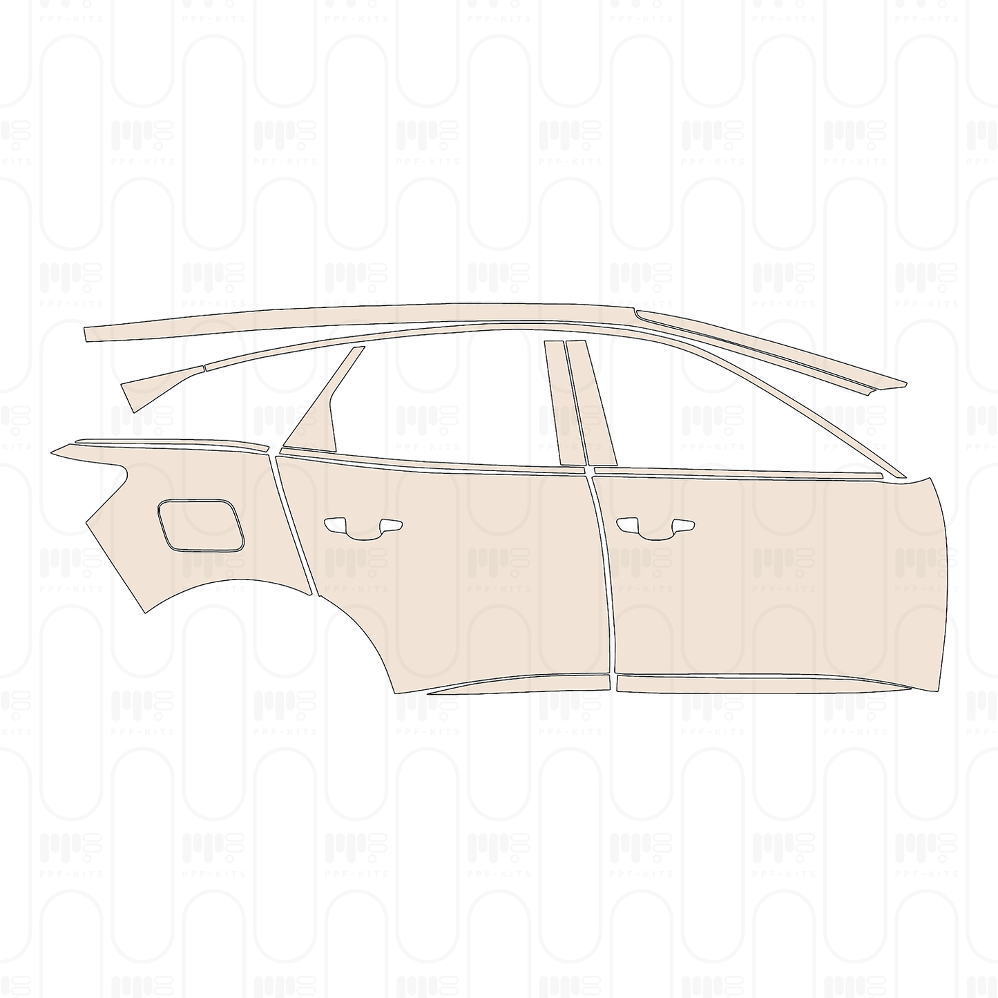 Pre-Cut PPF Peugeot 3008 (EU) Allure 2023