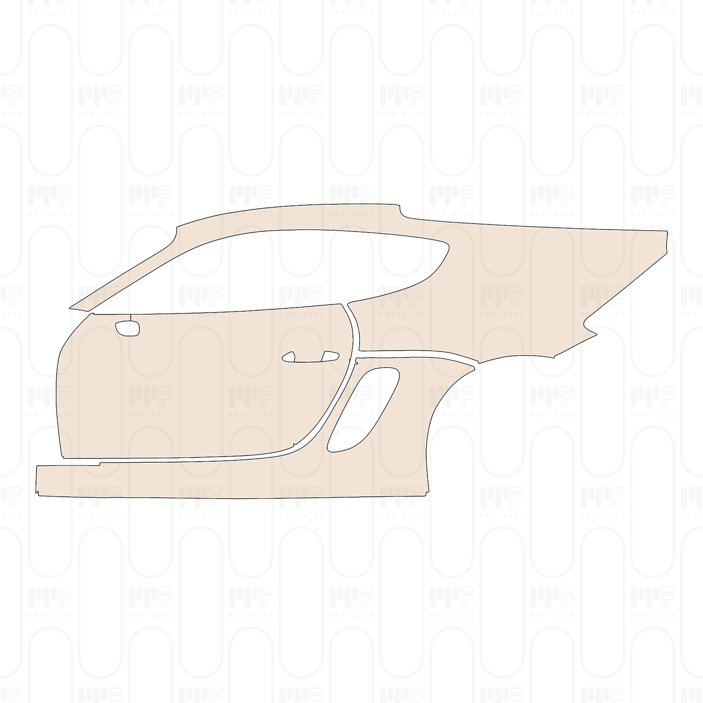 Pre-Cut PPF Porsche 718 Cayman S 2023
