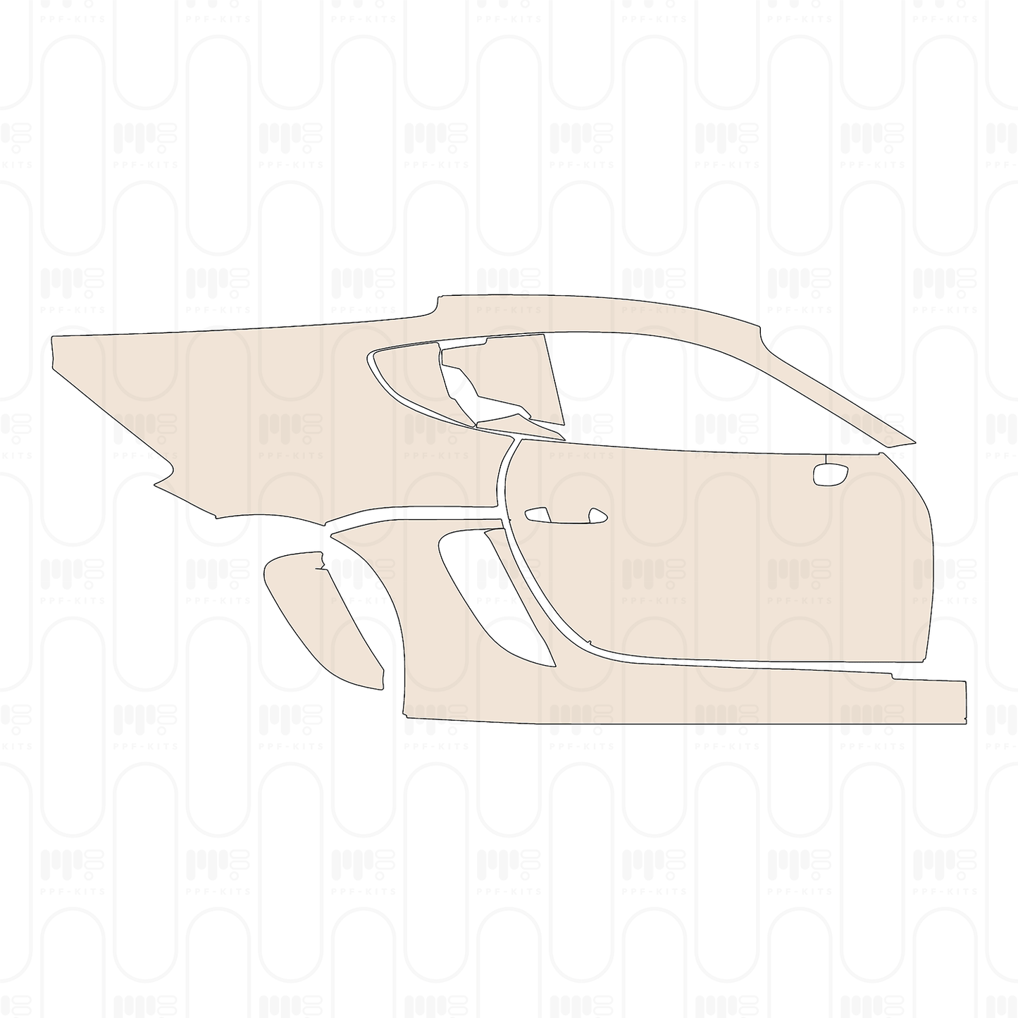 Pre-Cut PPF Porsche 718 Cayman GT4RS 2023