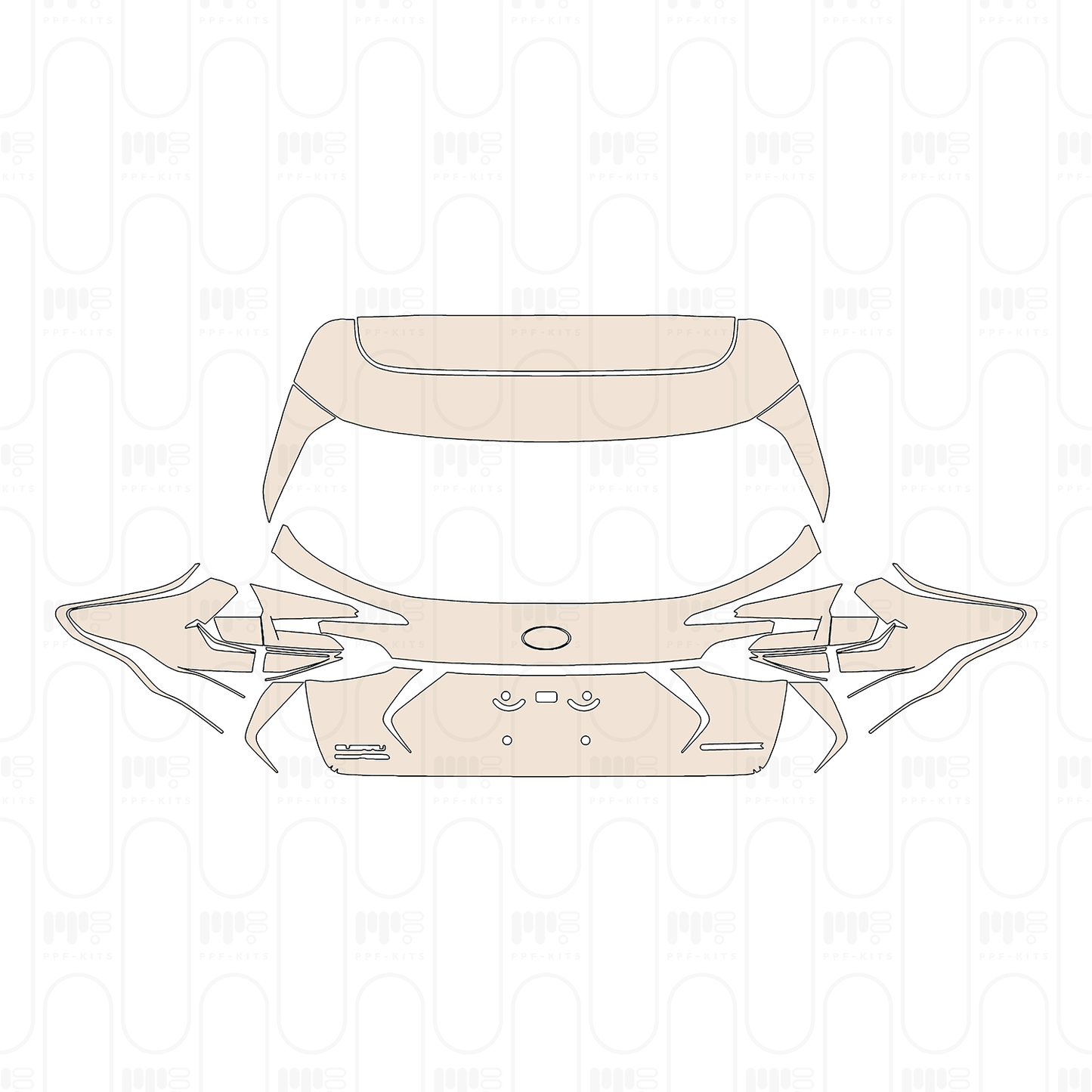 Pre-Cut PPF Subaru Crosstrek (US) Base 2023