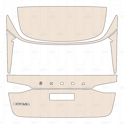 Pre-Cut PPF Skoda Octavia (EU) Estate Base 2023