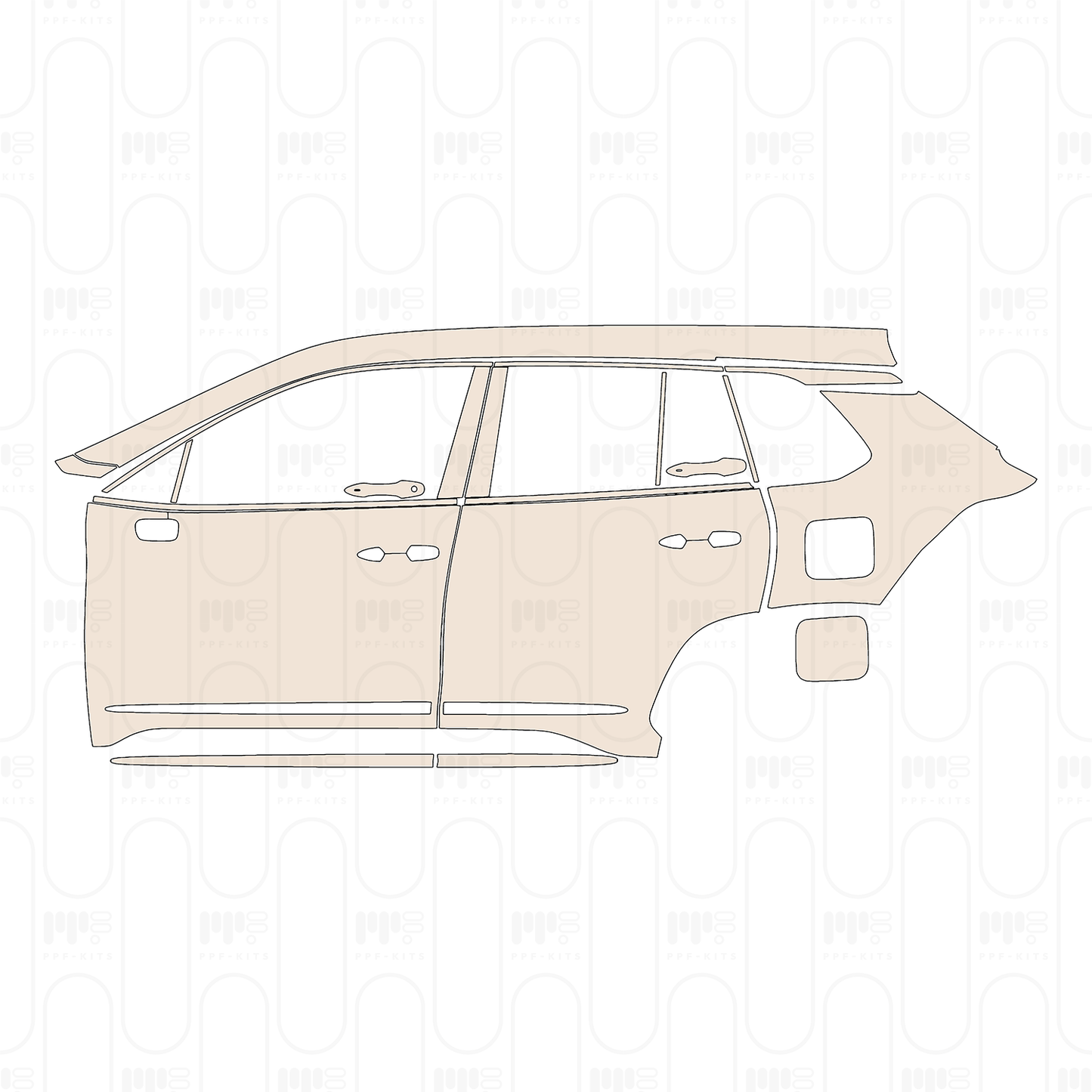 Pre-Cut PPF Toyota Corolla Cross (CN) 2023
