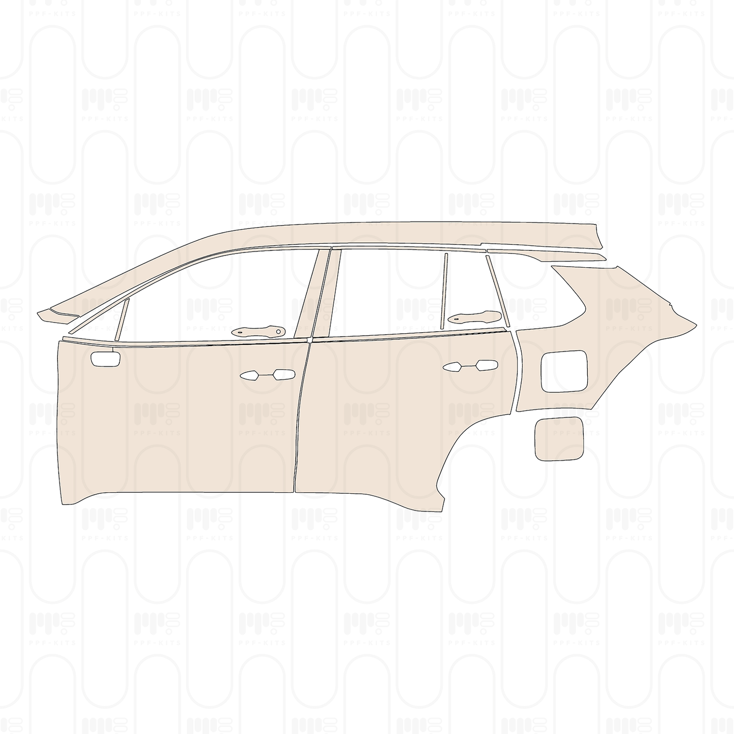 Pre-Cut PPF Toyota Corolla Cross (CN) 2023