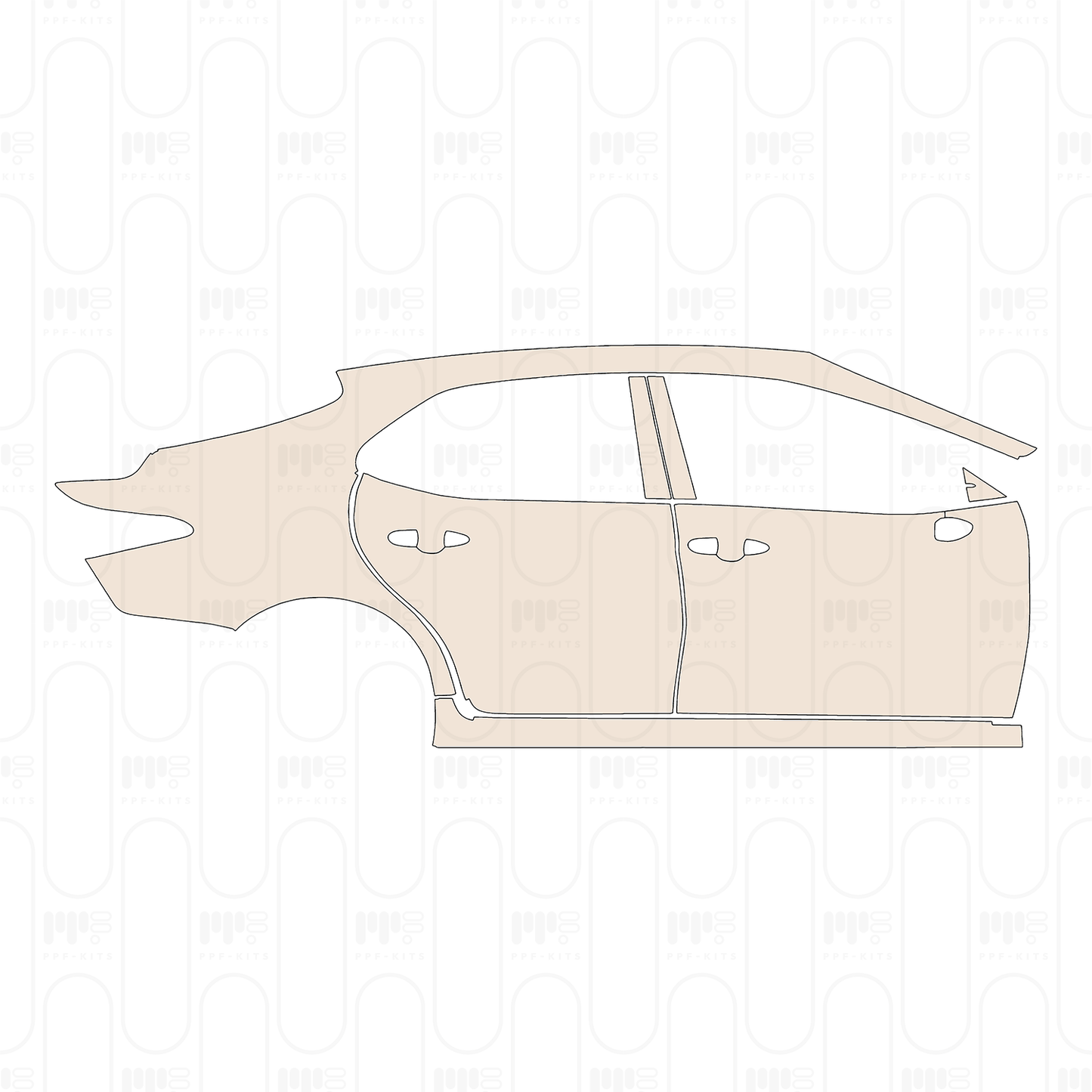 Pre-Cut PPF Toyota Camry (CN) Sport 2023