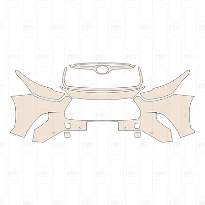 Pre-Cut PPF Toyota Highlander (US) XLE 2022