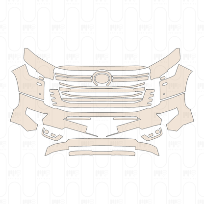 Pre-Cut PPF Toyota Land Cruiser Luxury 2023