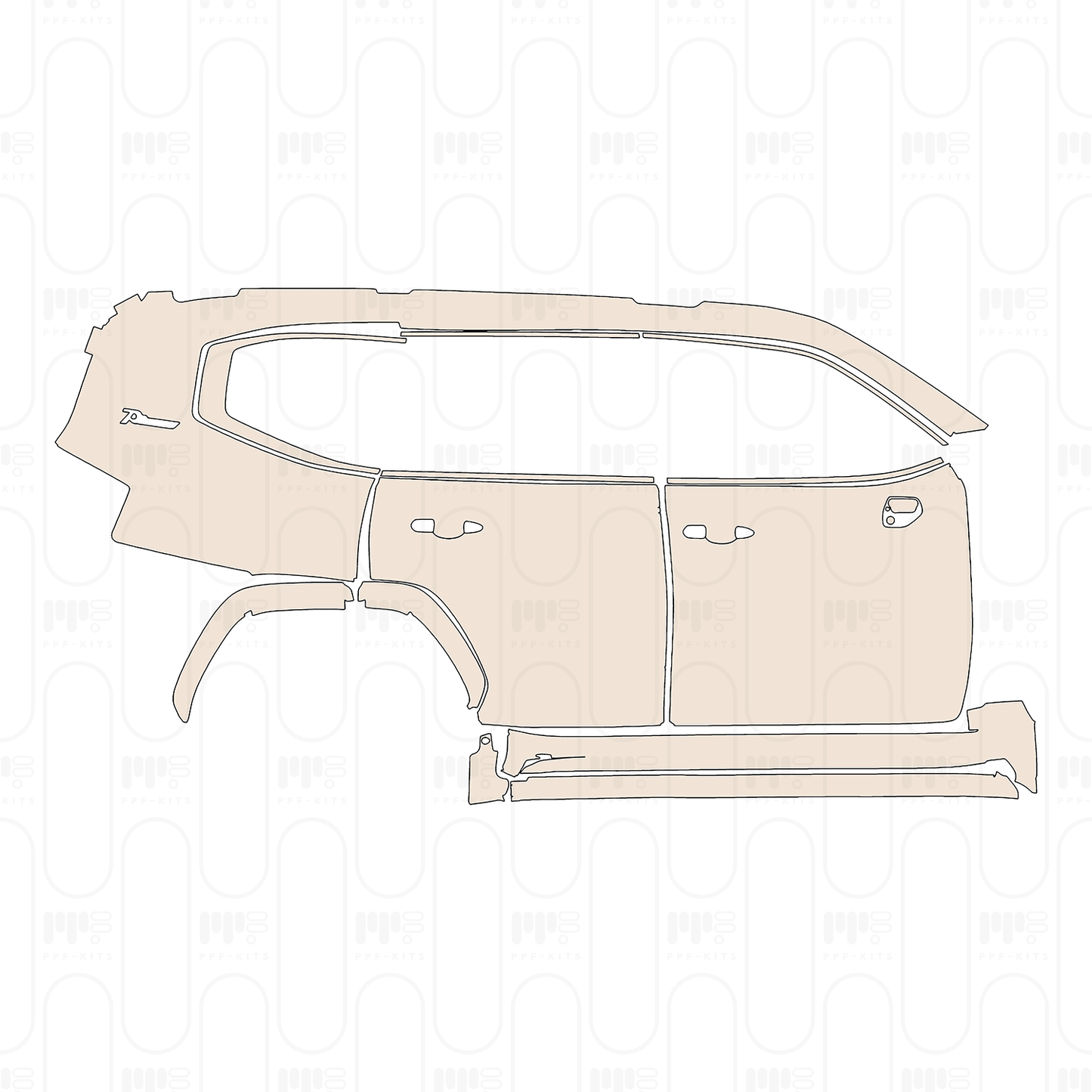 Pre-Cut PPF Toyota Land Cruiser Luxury 2023