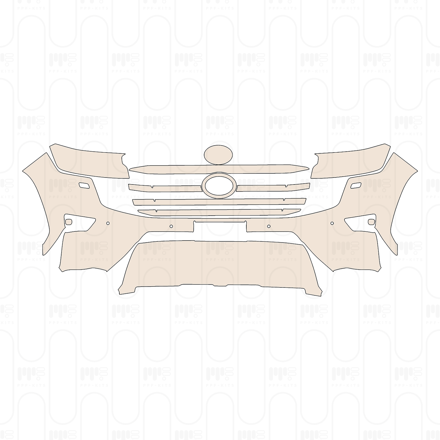 Pre-Cut PPF Toyota Land Cruiser (ME) EXR 2023