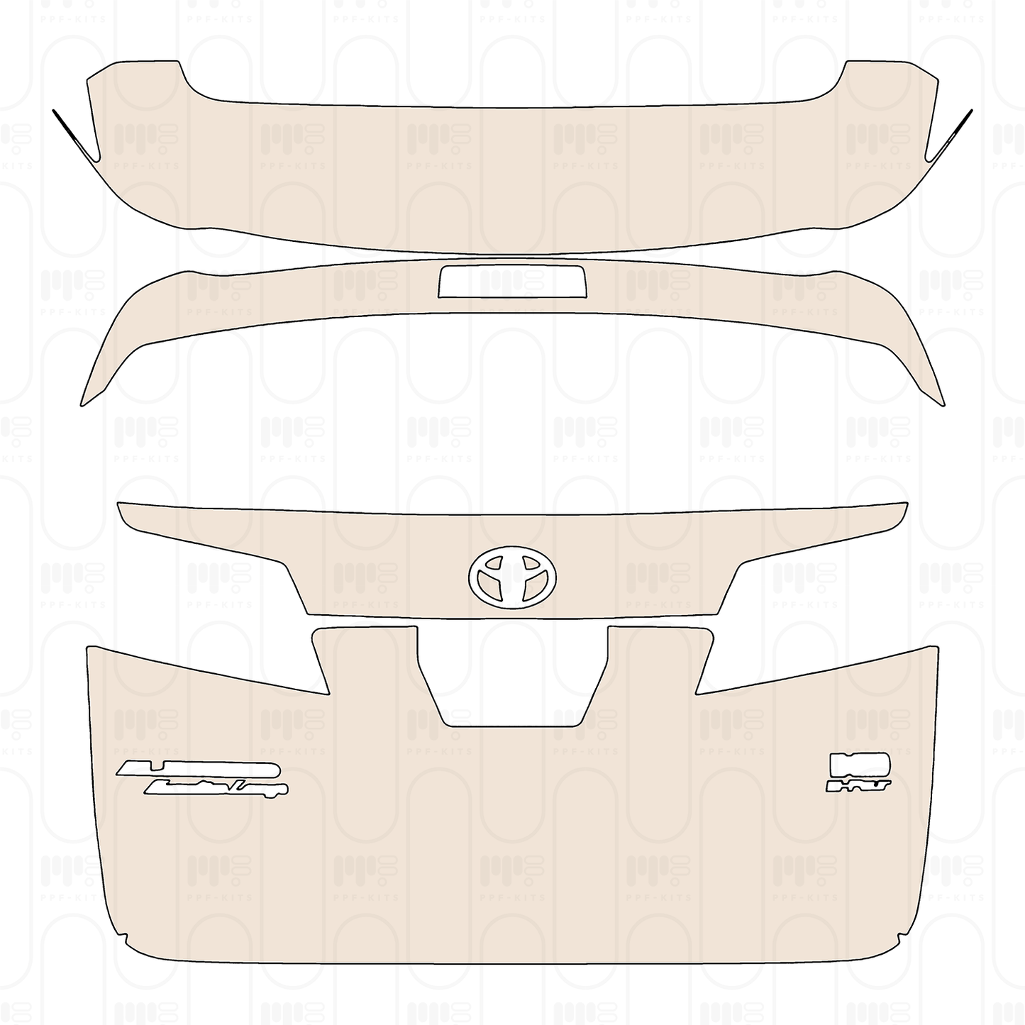 Pre-Cut PPF Toyota Alphard Executive Lounge S 2023